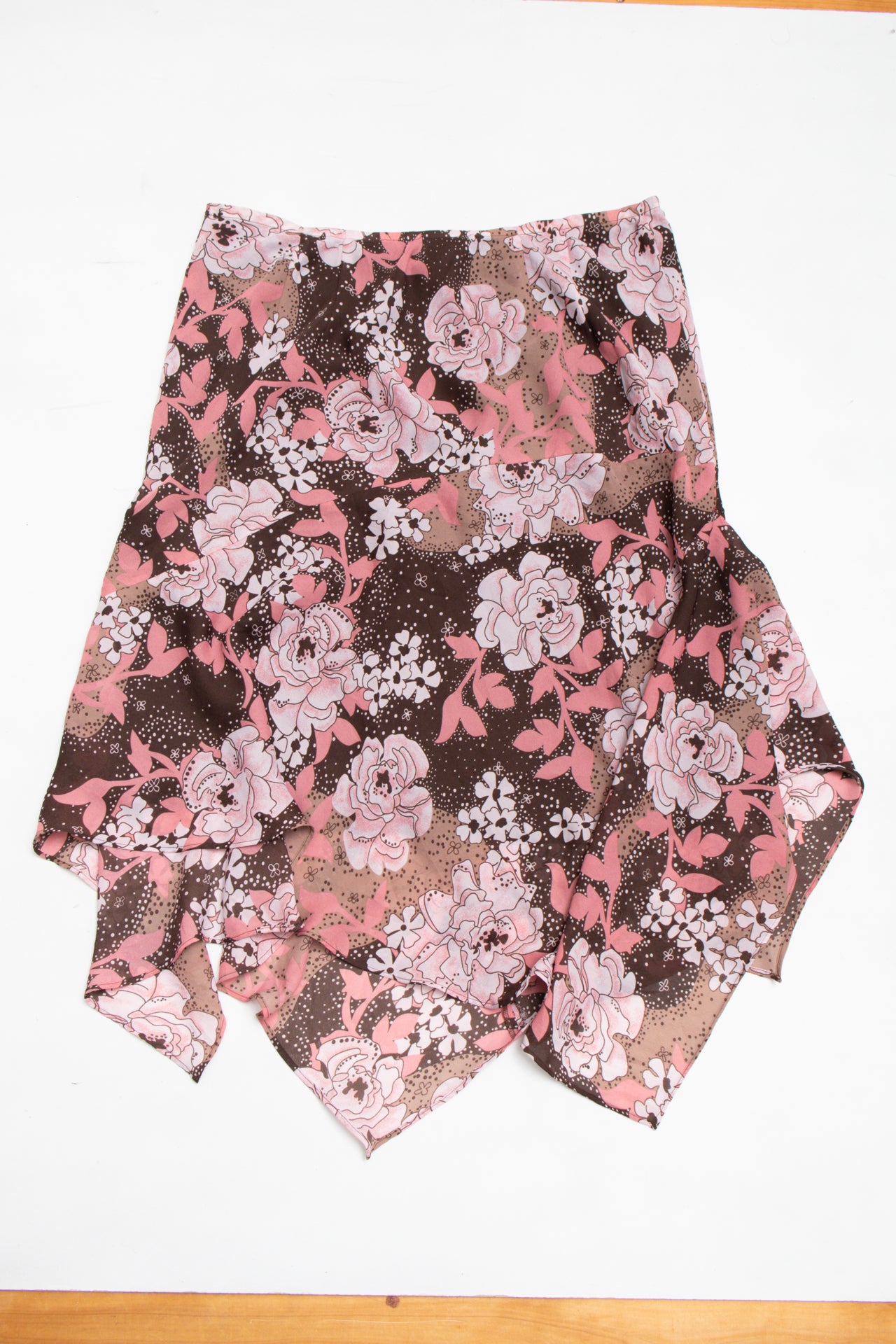 #237 Lane Bryant floral midi skirt | c. 163 | size 14