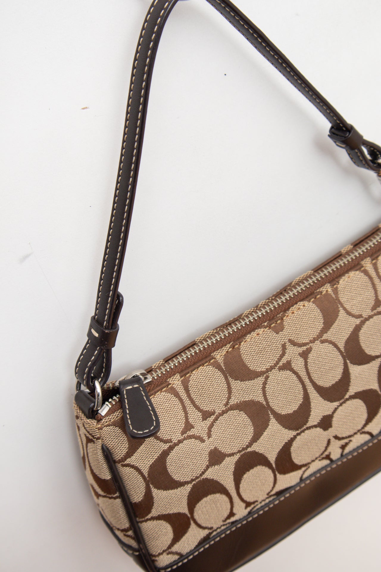 #240 Coach monogram canvas demi bag | c. 163