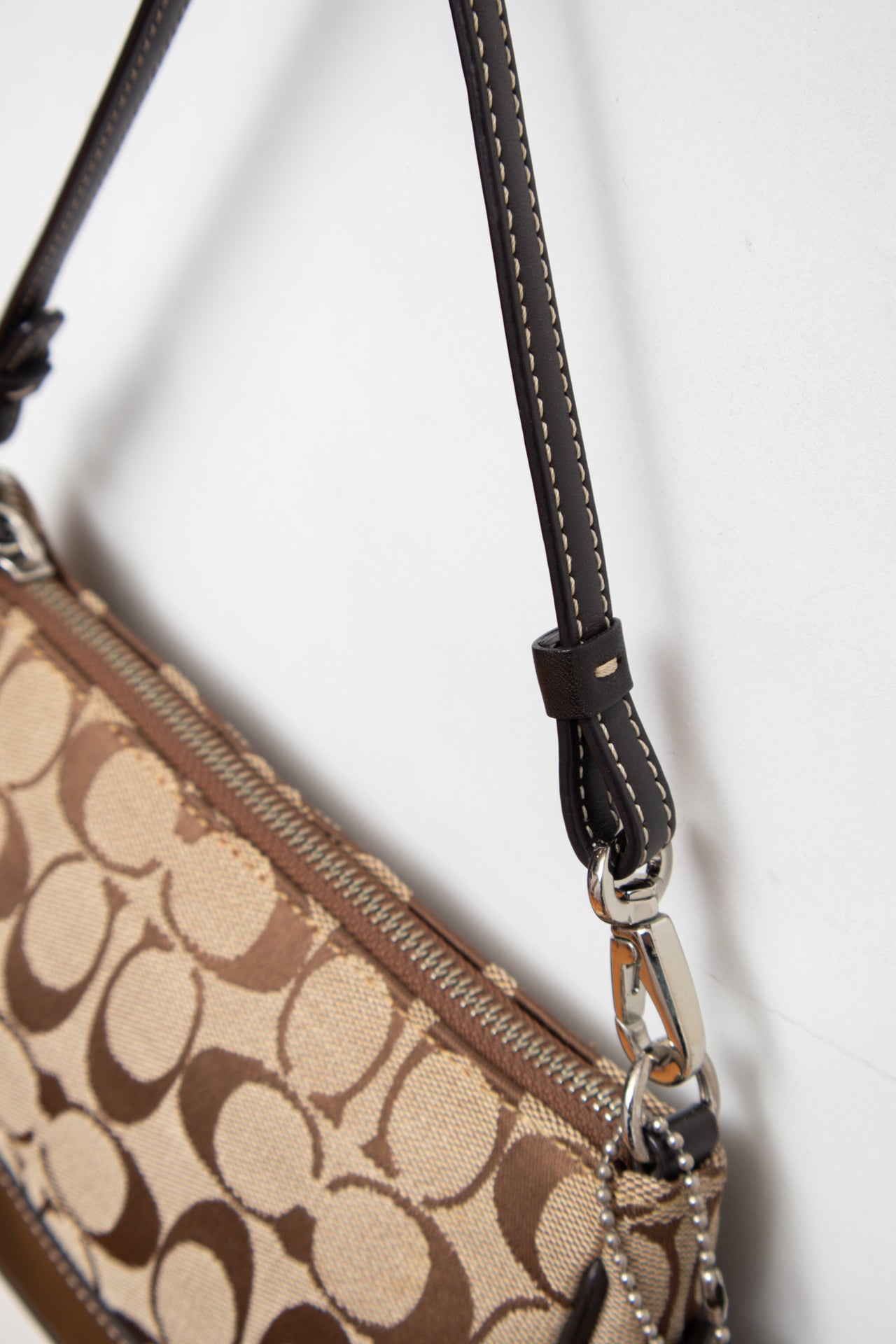 #240 Coach monogram canvas demi bag | c. 163