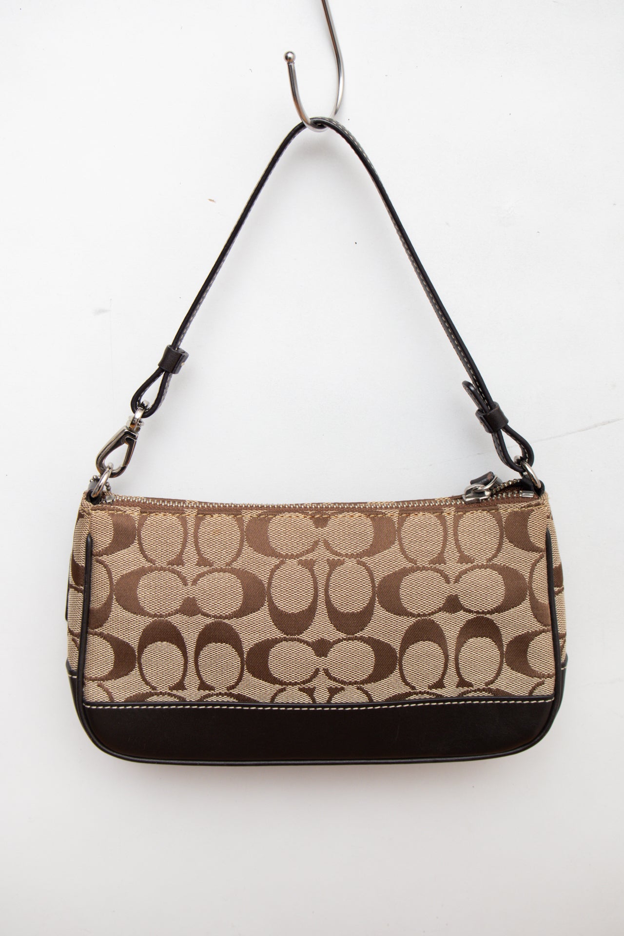 #240 Coach monogram canvas demi bag | c. 163