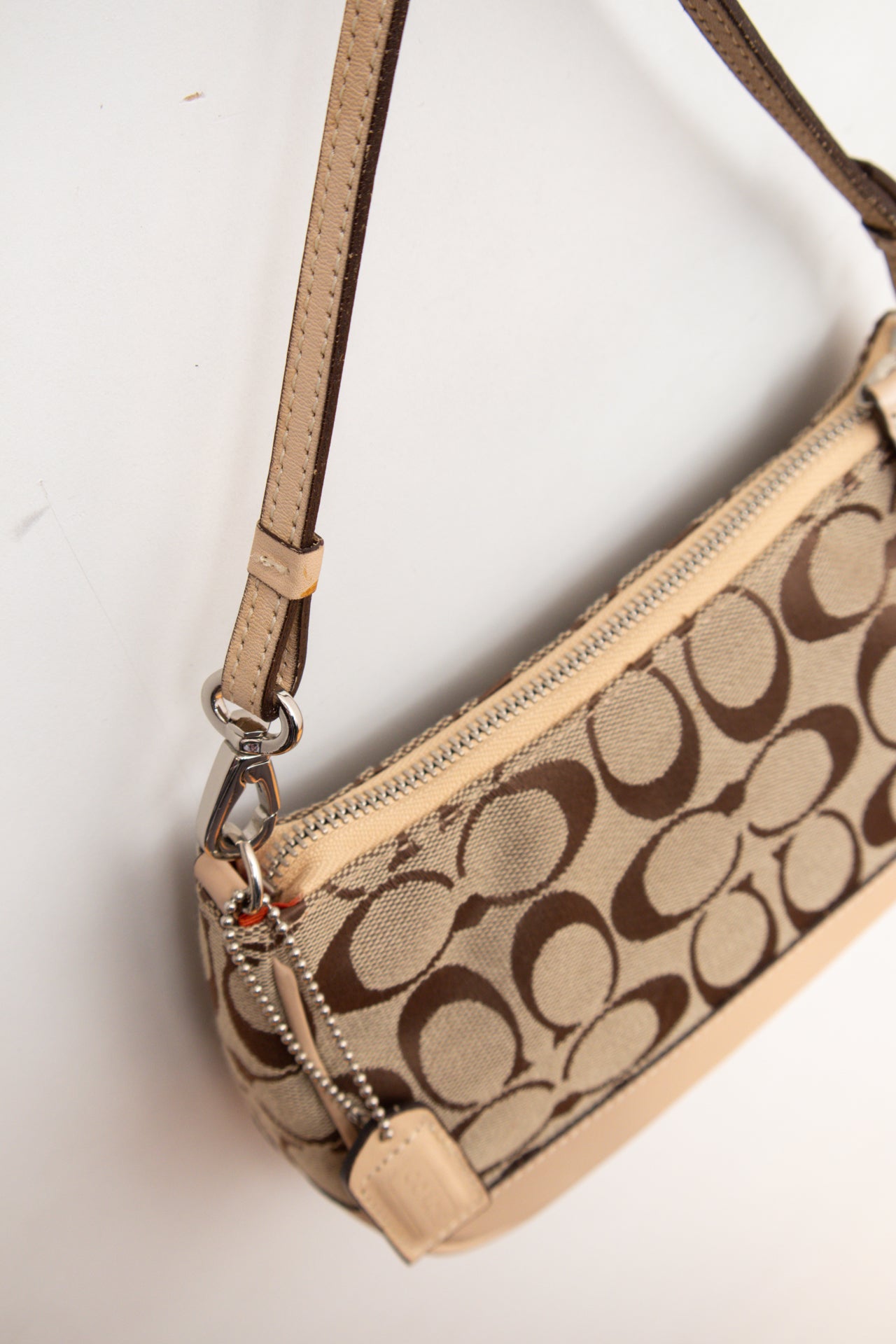 #244 Coach monogram canvas demi bag | c. 163