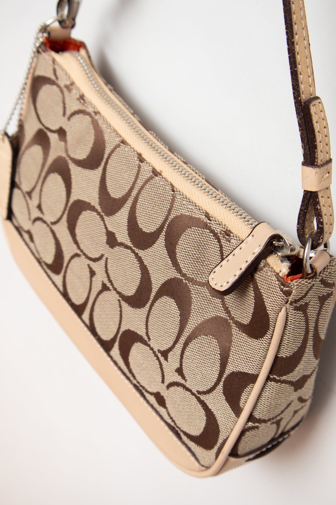 #244 Coach monogram canvas demi bag | c. 163