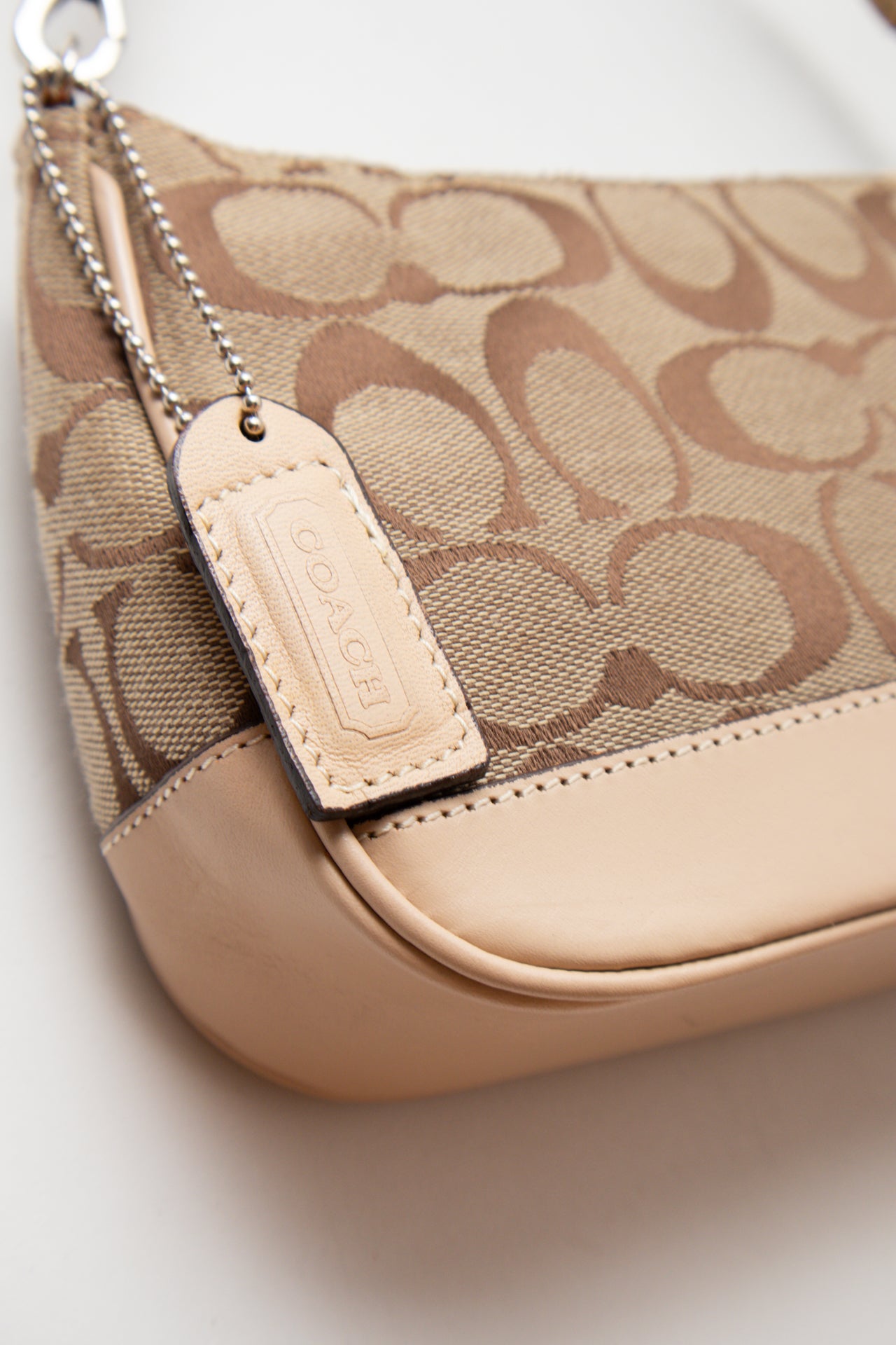 #244 Coach monogram canvas demi bag | c. 163