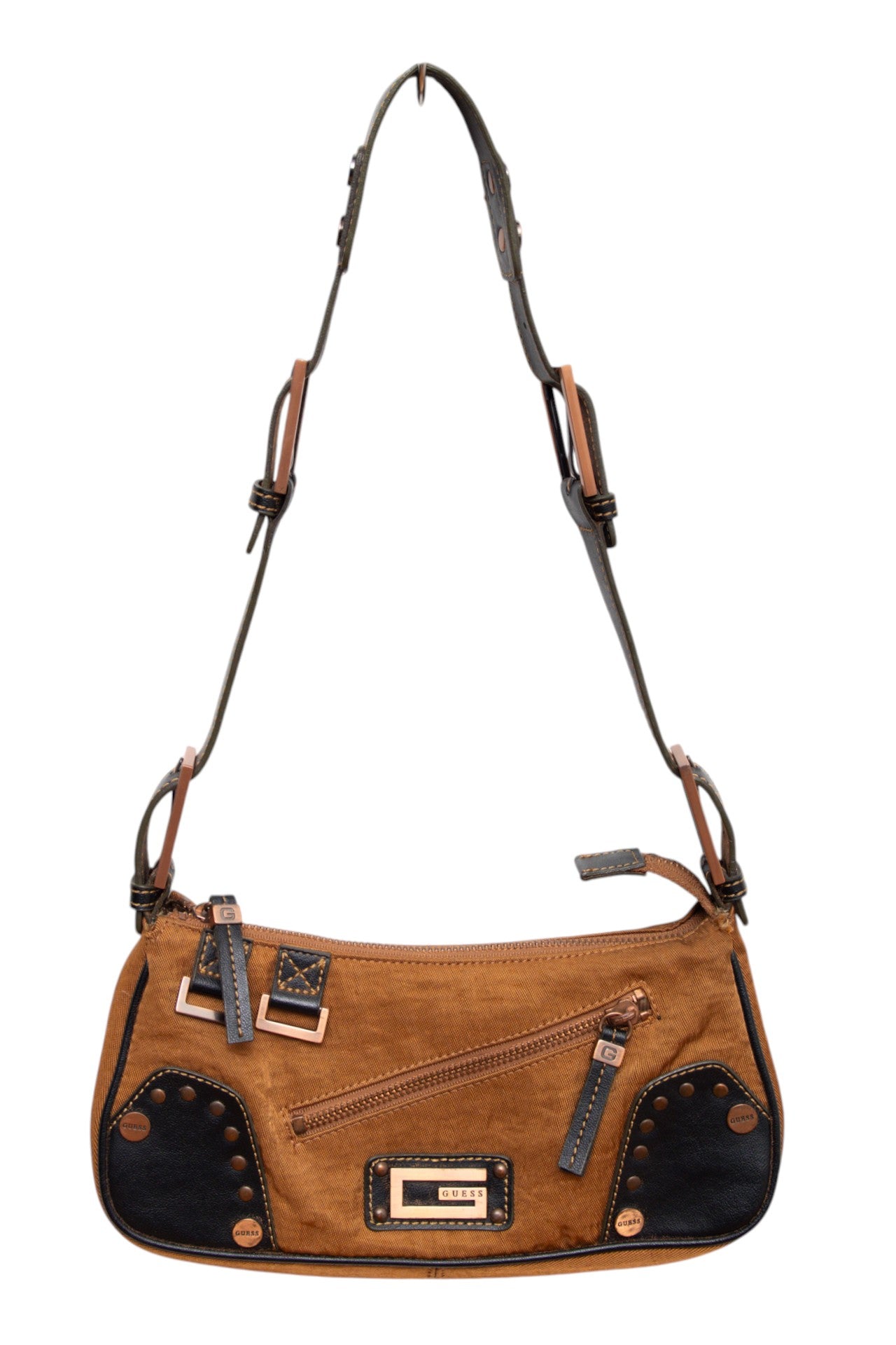 #248 Guess studded rose gold accent bag | c. 163