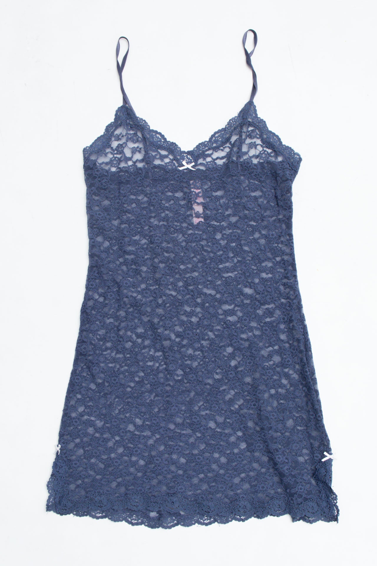 #30 VS Navy Lace Slip | Garden Brat | Size 8