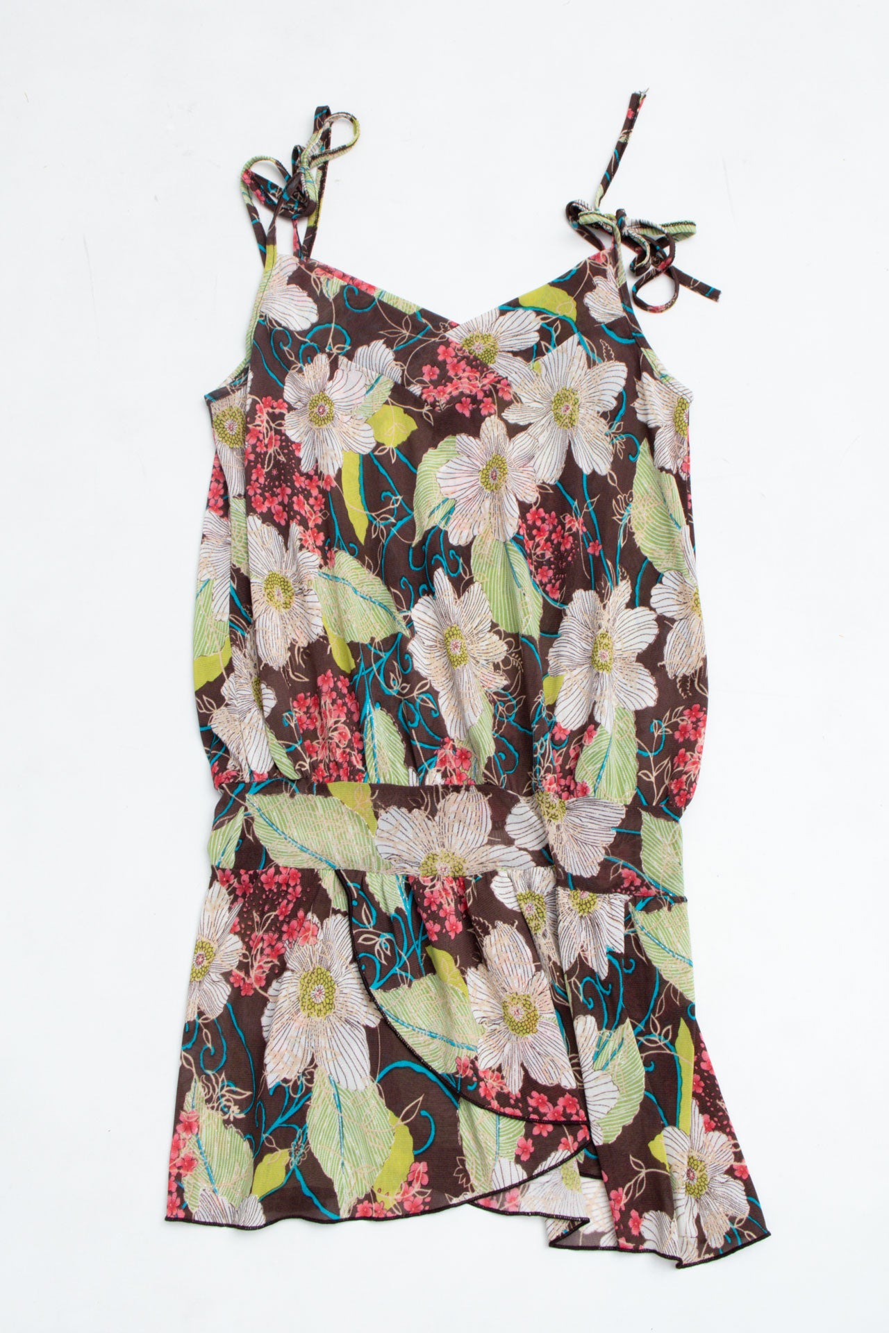 #33 Brown Floral Dress | Garden Brat | Size 12