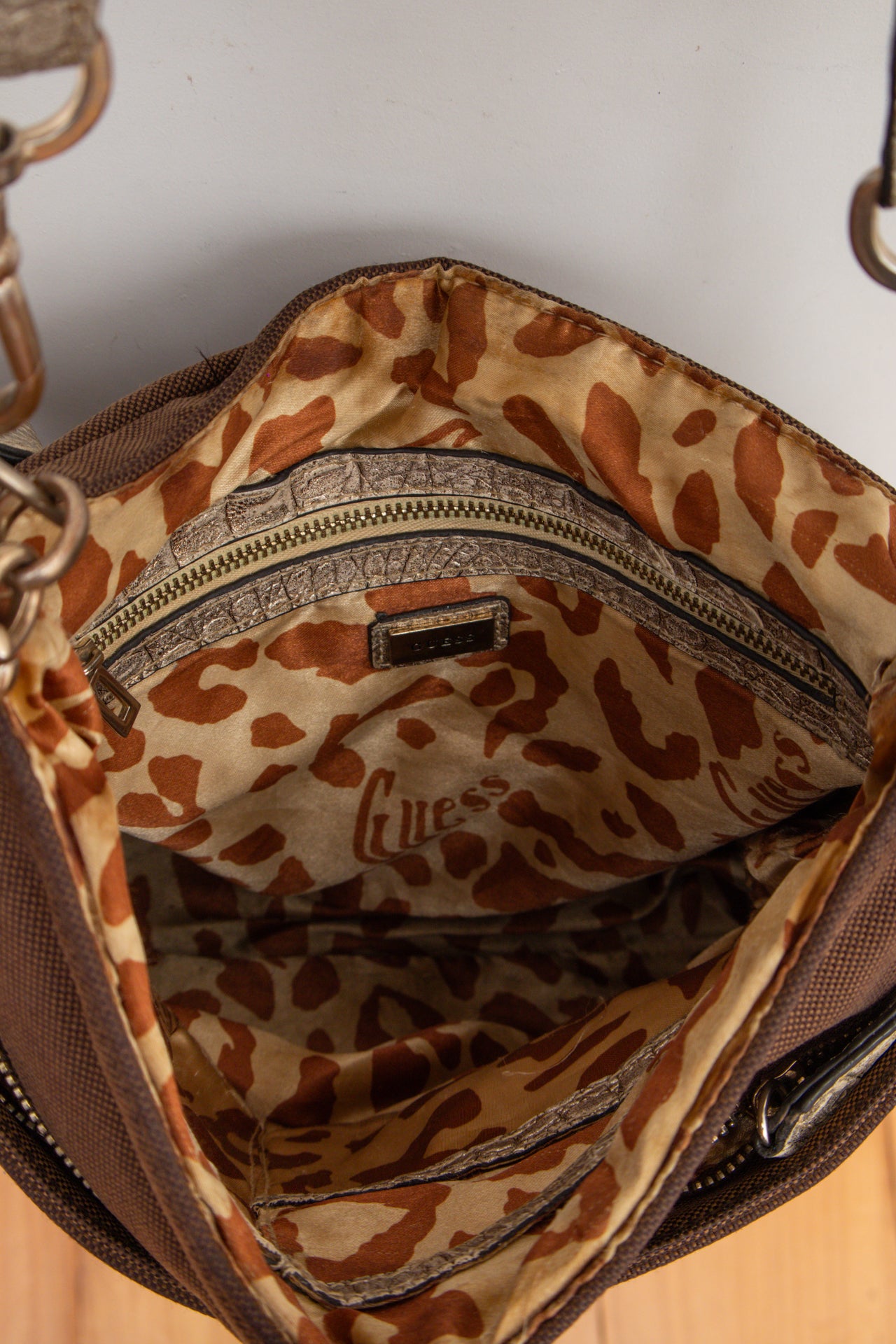 #250 Guess canvas satchel | c. 163