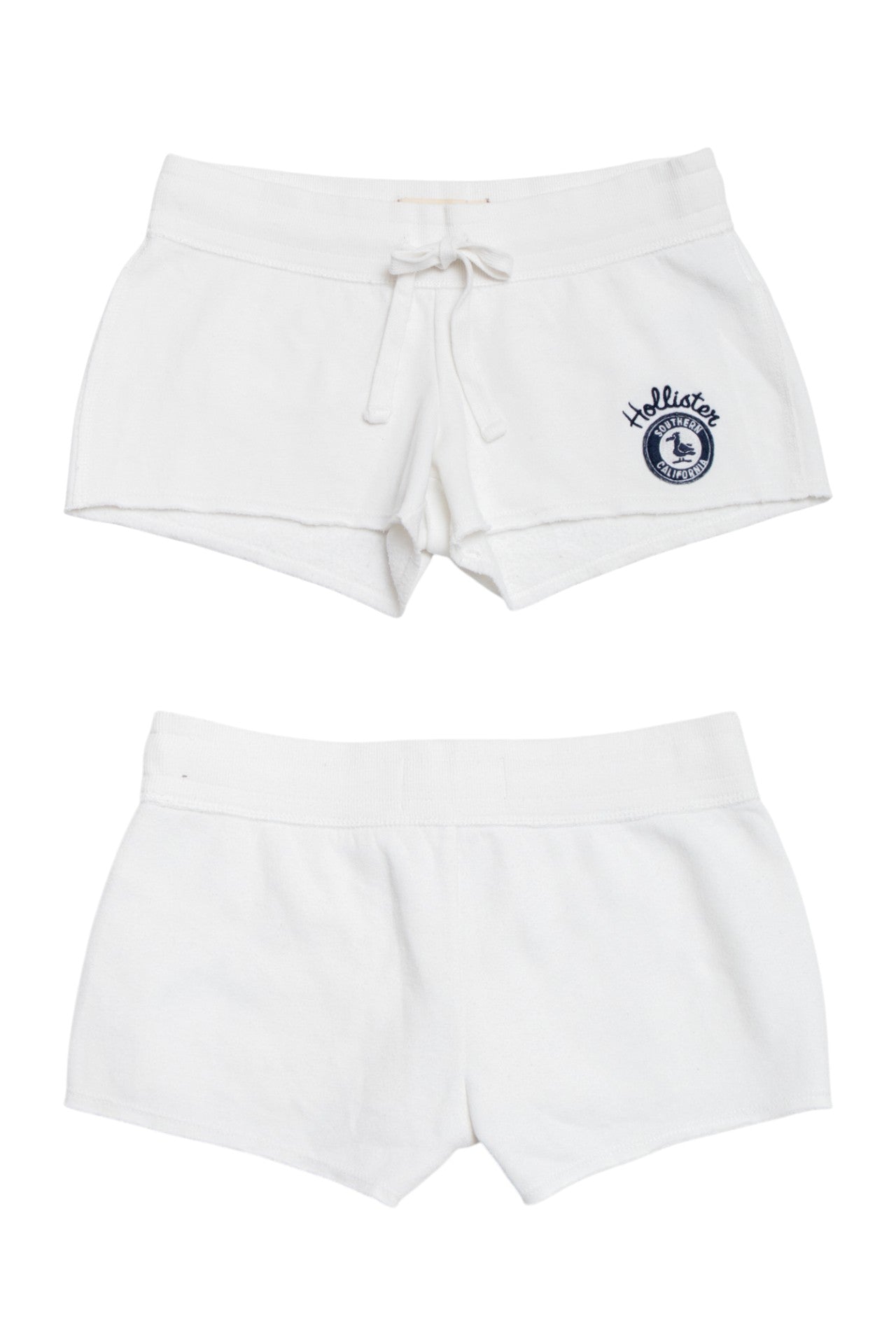 #02 Hollister embroidered white booty shorts | c. 164 | size 6