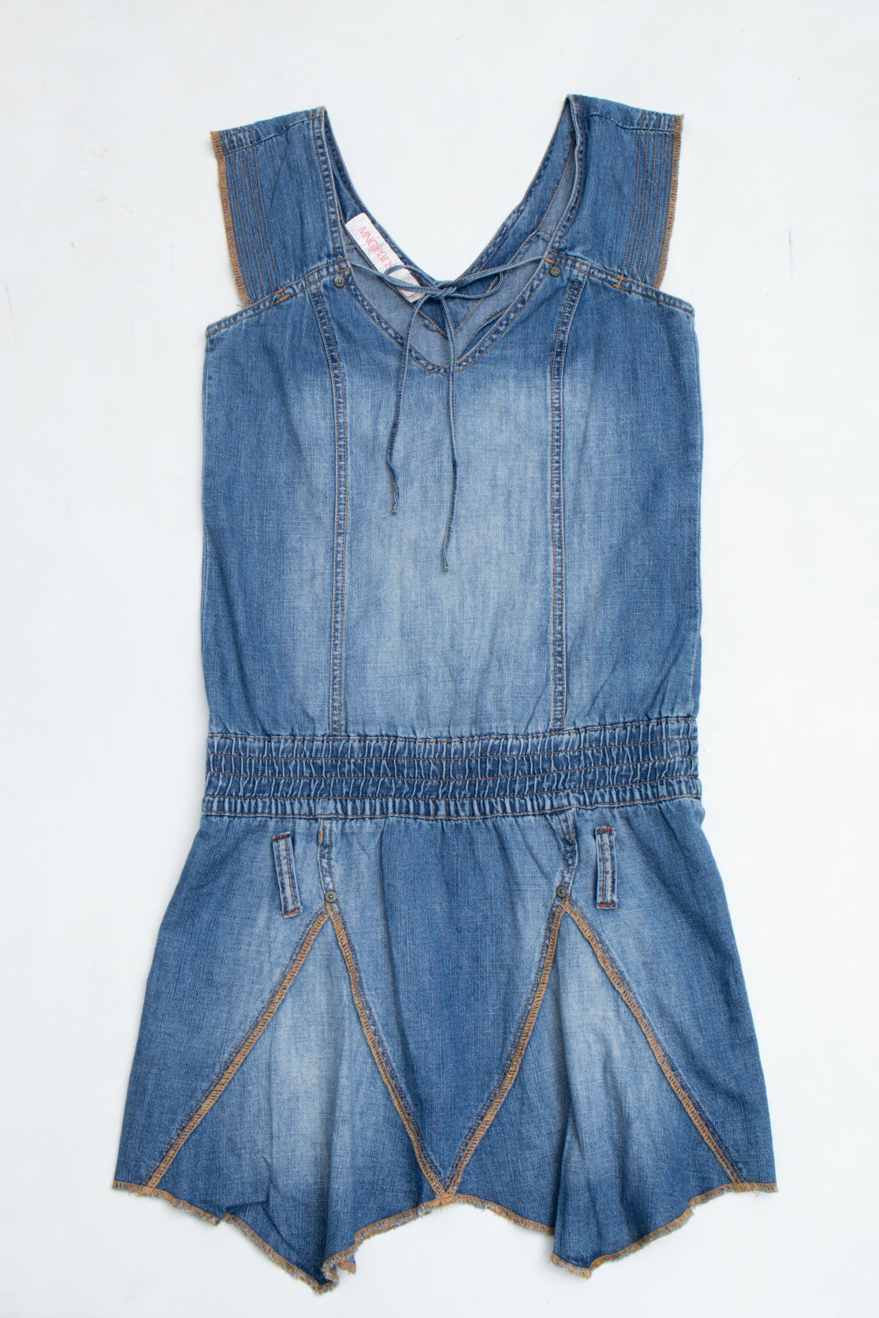 #63 MNG Jeans Denim Dress | Garden Brat | Size 8