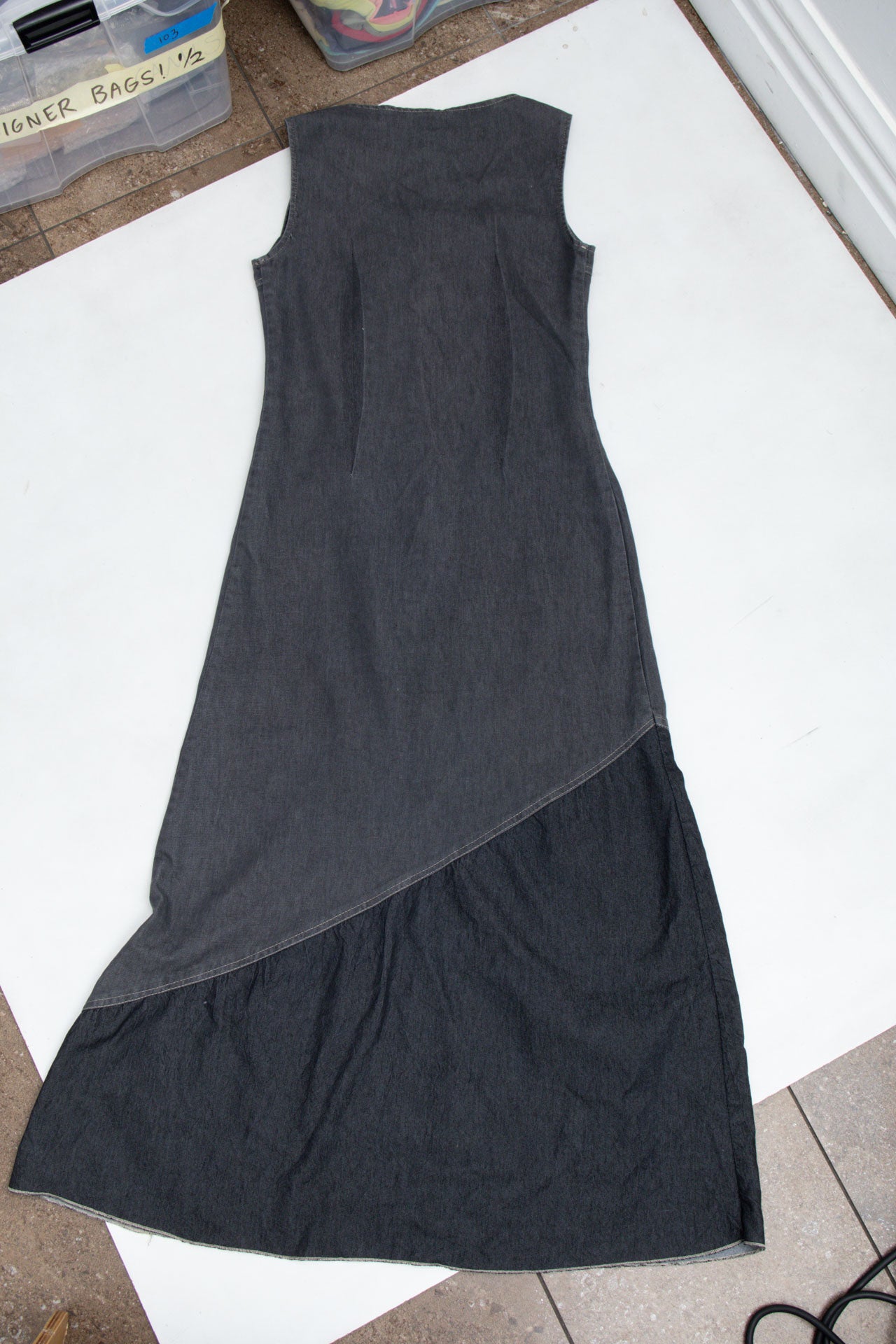 #62 Denim Maxi Dress | Garden Brat | Size 10