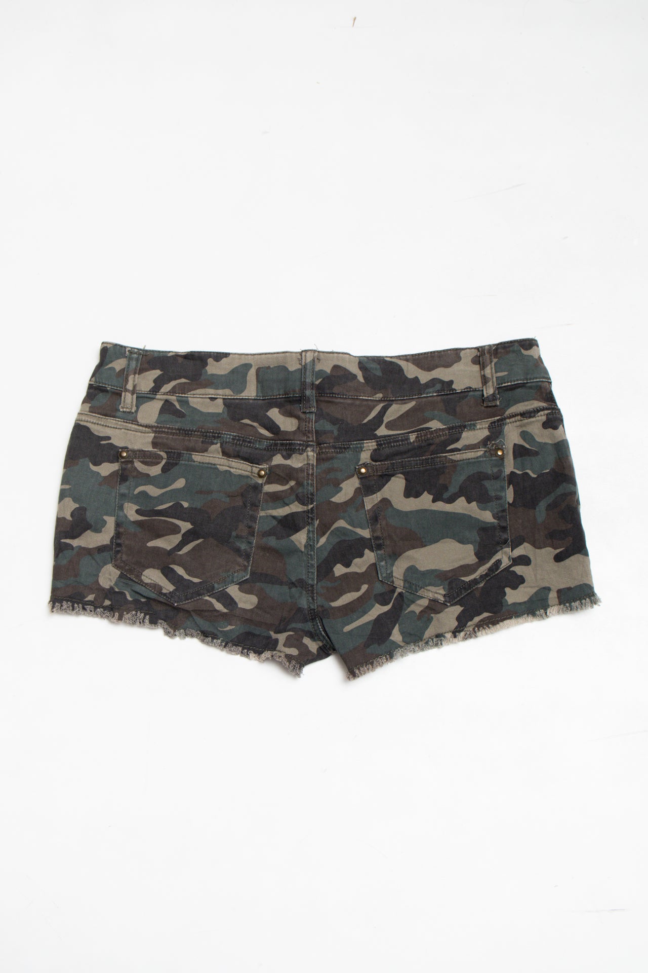 #05 Denim Co studded cami mini shorts | c. 164 | size 8