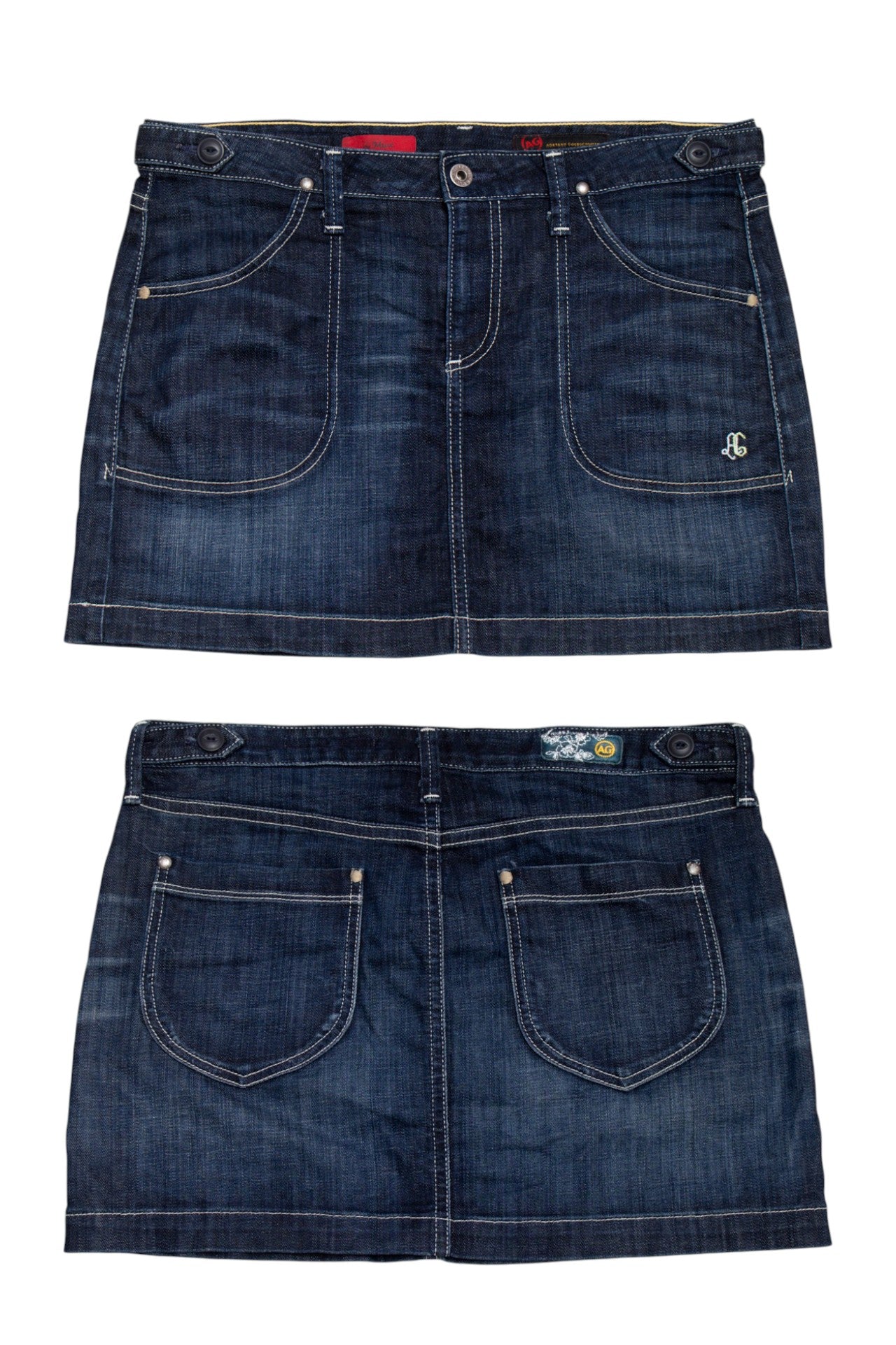#12 The Muse dark wash denim skirt | c. 164 | size 10