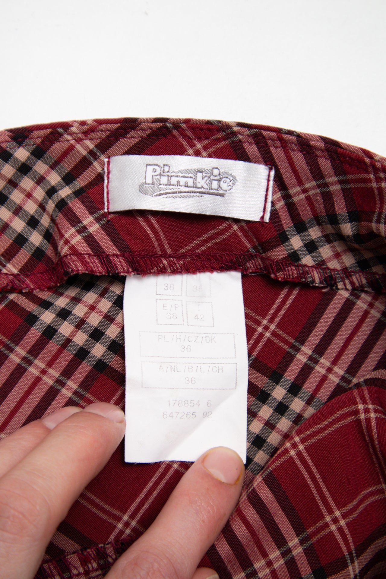 #14 Pimkie plaid mini skirt | c. 164 | size 8