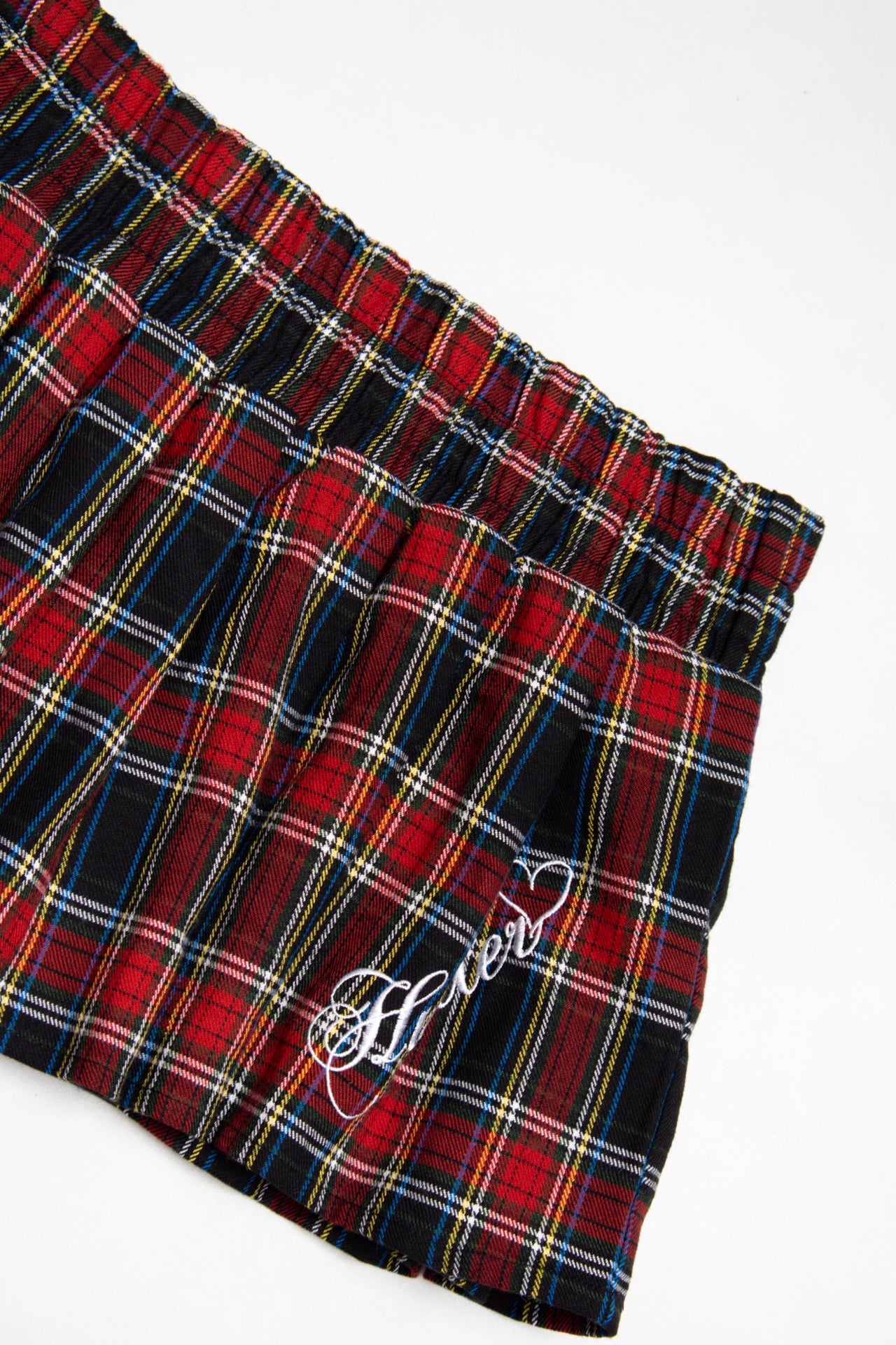 #15 Hustler plaid pleated mini skirt | c. 164 | size 6/8