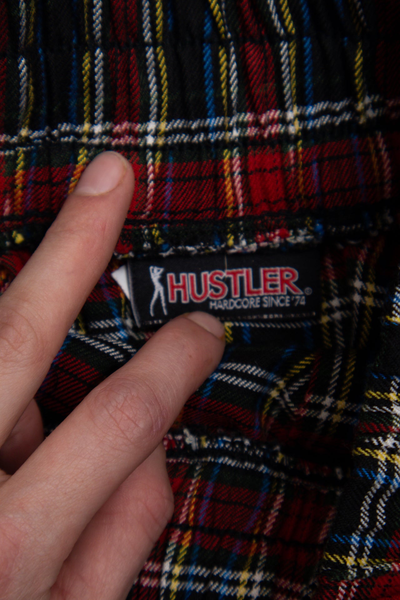 #15 Hustler plaid pleated mini skirt | c. 164 | size 6/8