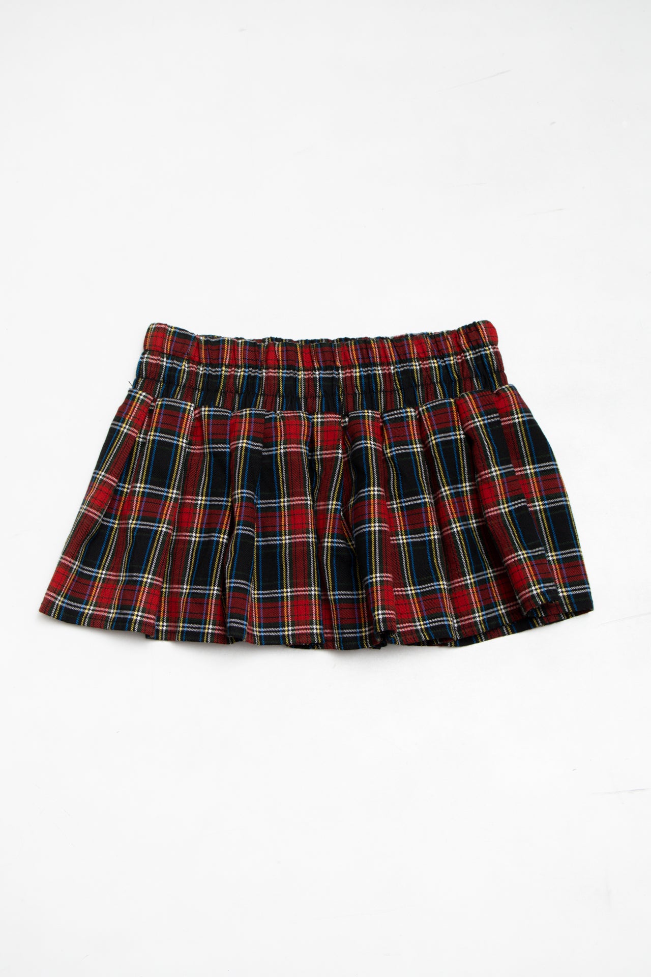 #15 Hustler plaid pleated mini skirt | c. 164 | size 6/8
