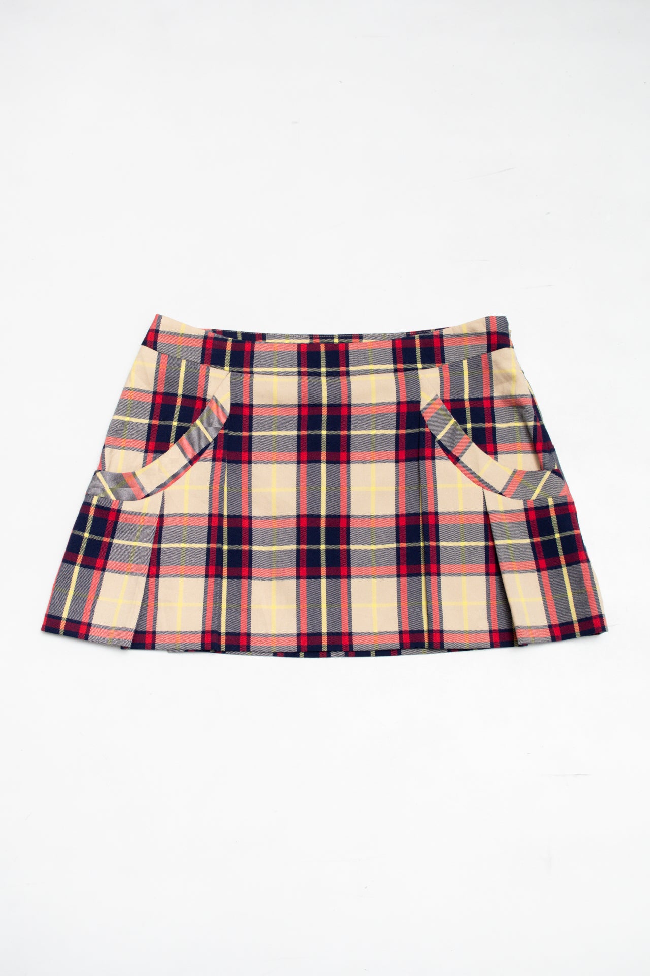 #17 Princess Vera Wang plaid pleated skirt | c. 164 | size 8