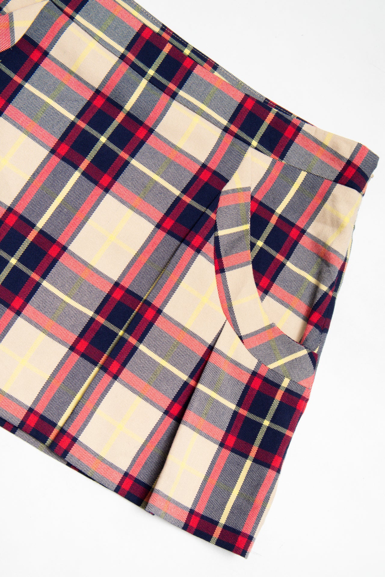 #17 Princess Vera Wang plaid pleated skirt | c. 164 | size 8