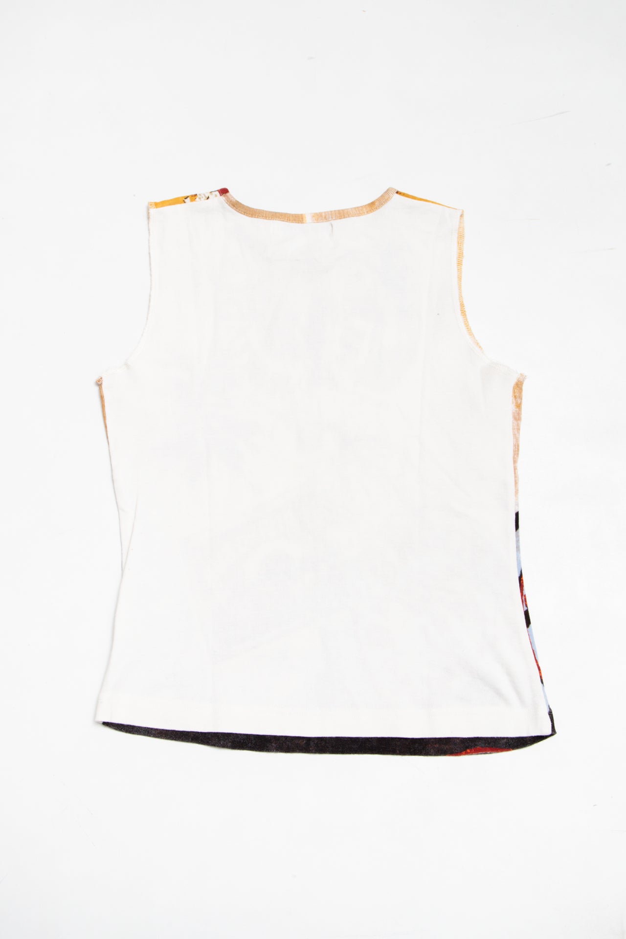 #18 Missy Bitsy beaded cotton tank | c. 164 | size 8