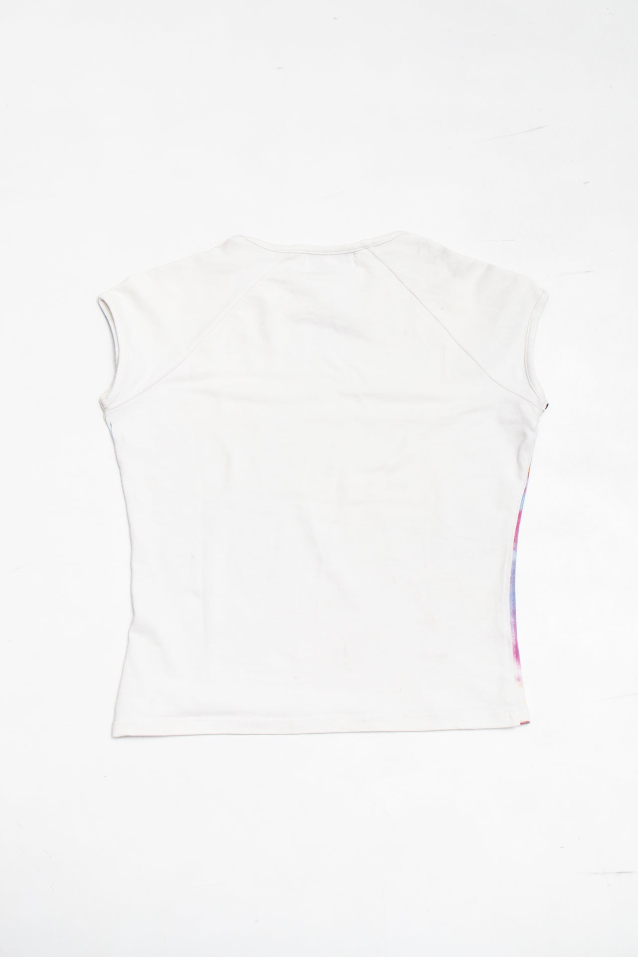 #19 Cimarron blurred print cropped tee | c. 164 | size 6