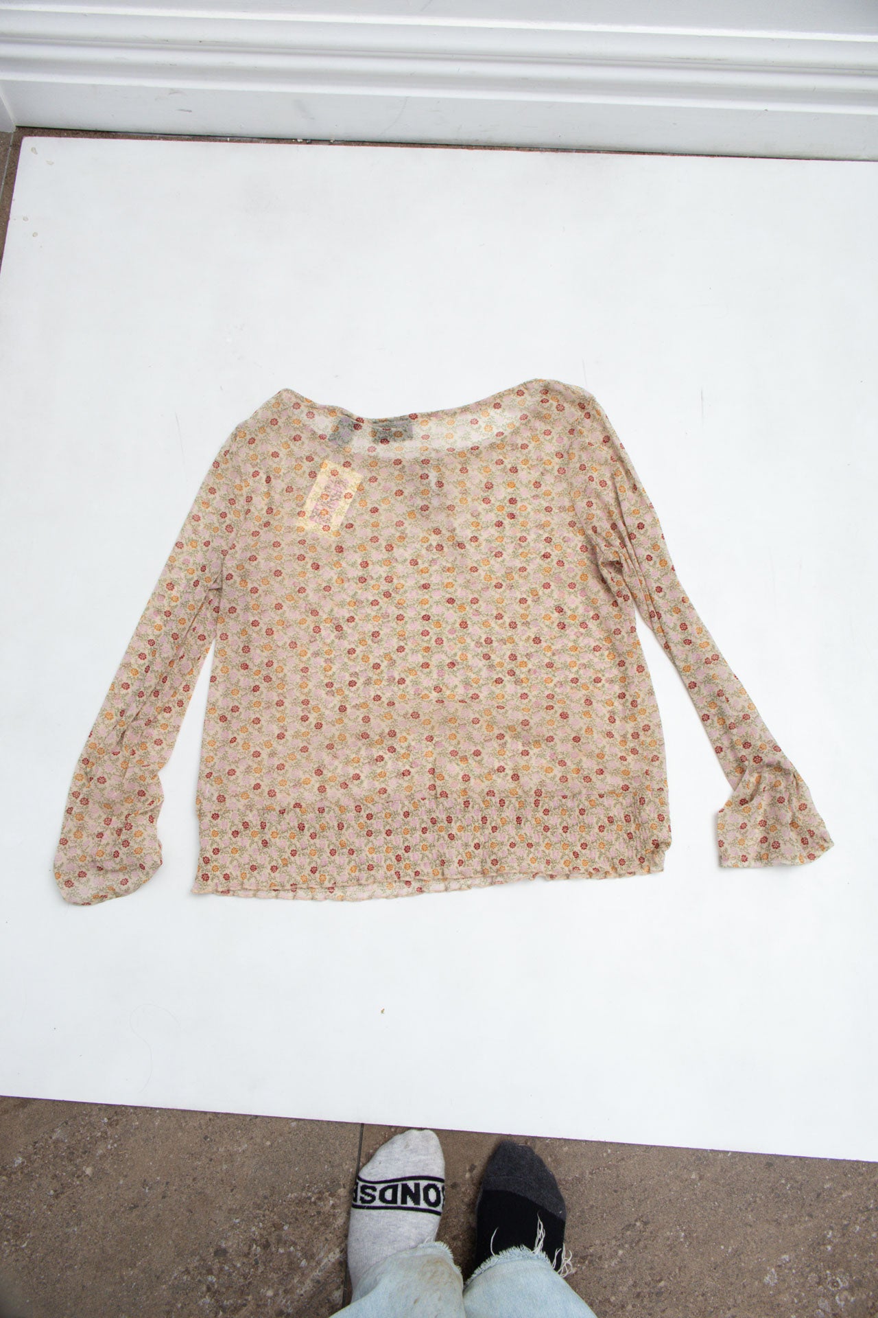 #47 New York Mesh Long Sleeve | Garden Brat | Size 14