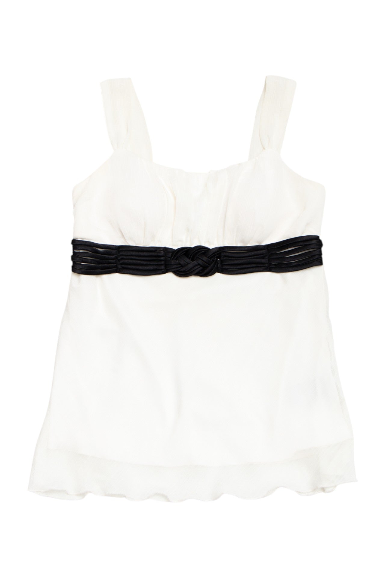 #27 A. Byer ruched mesh tank | c. 164 | size 8