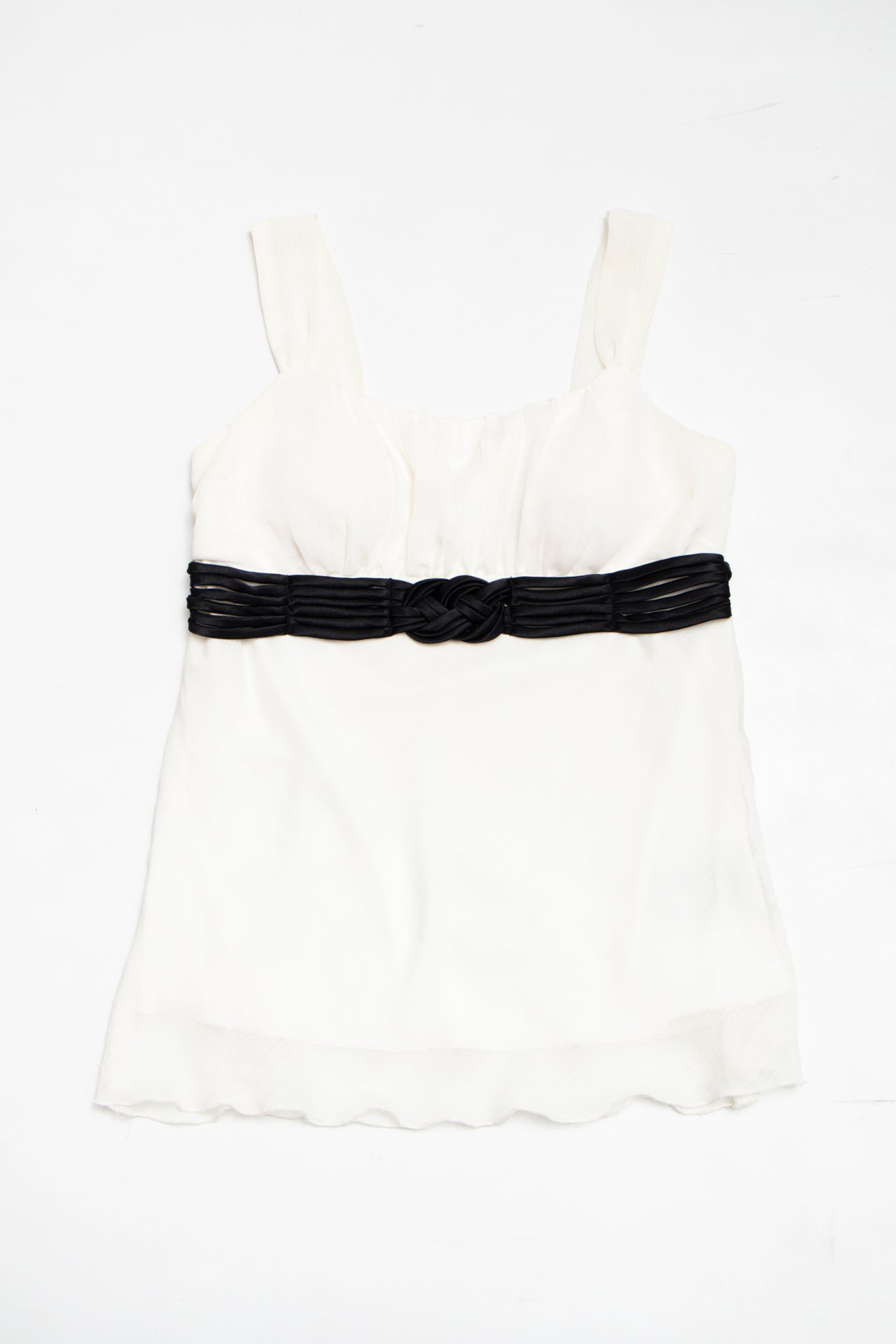#27 A. Byer ruched mesh tank | c. 164 | size 8