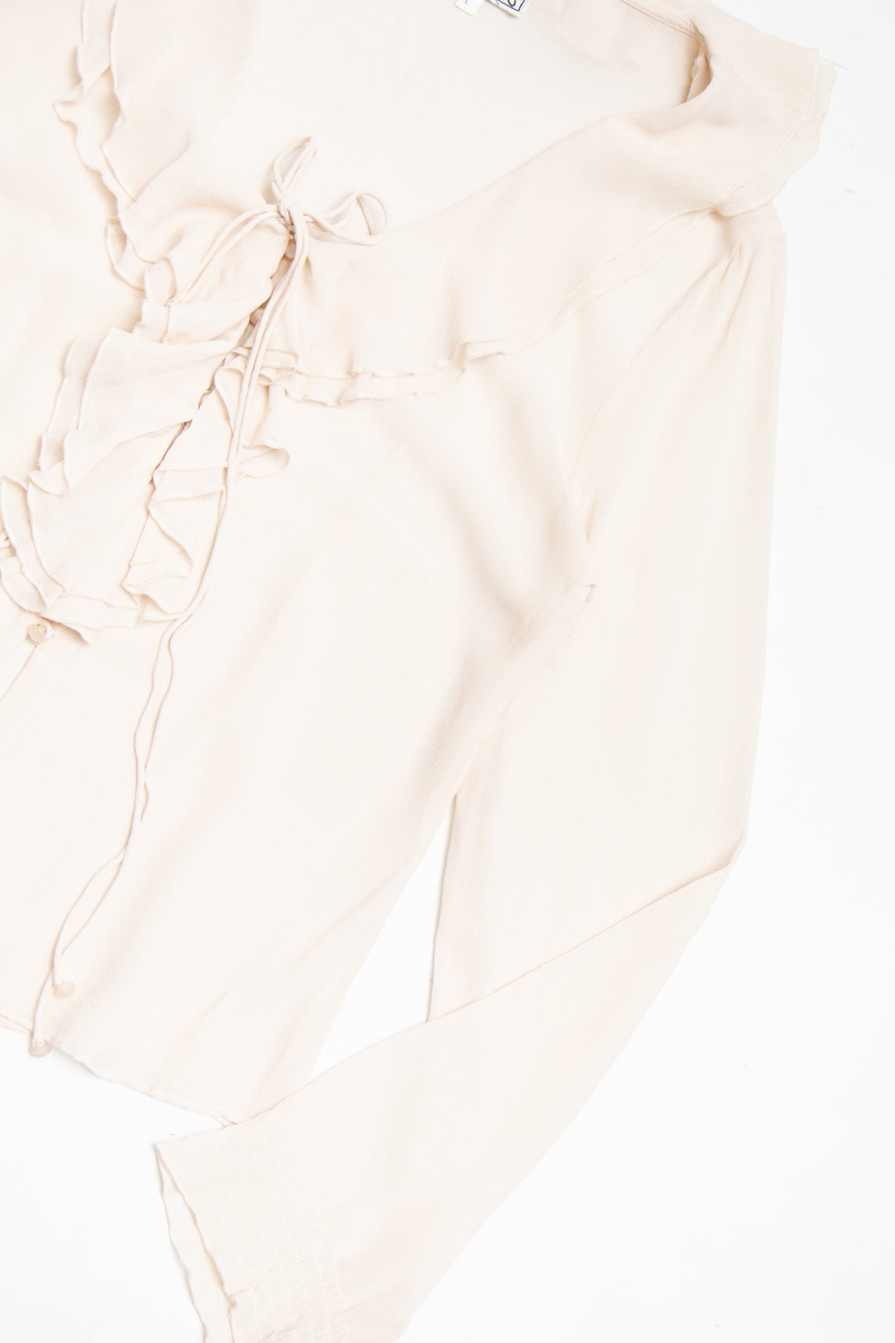 #31 Baraschi cream toned blouse | c. 164 | size 12