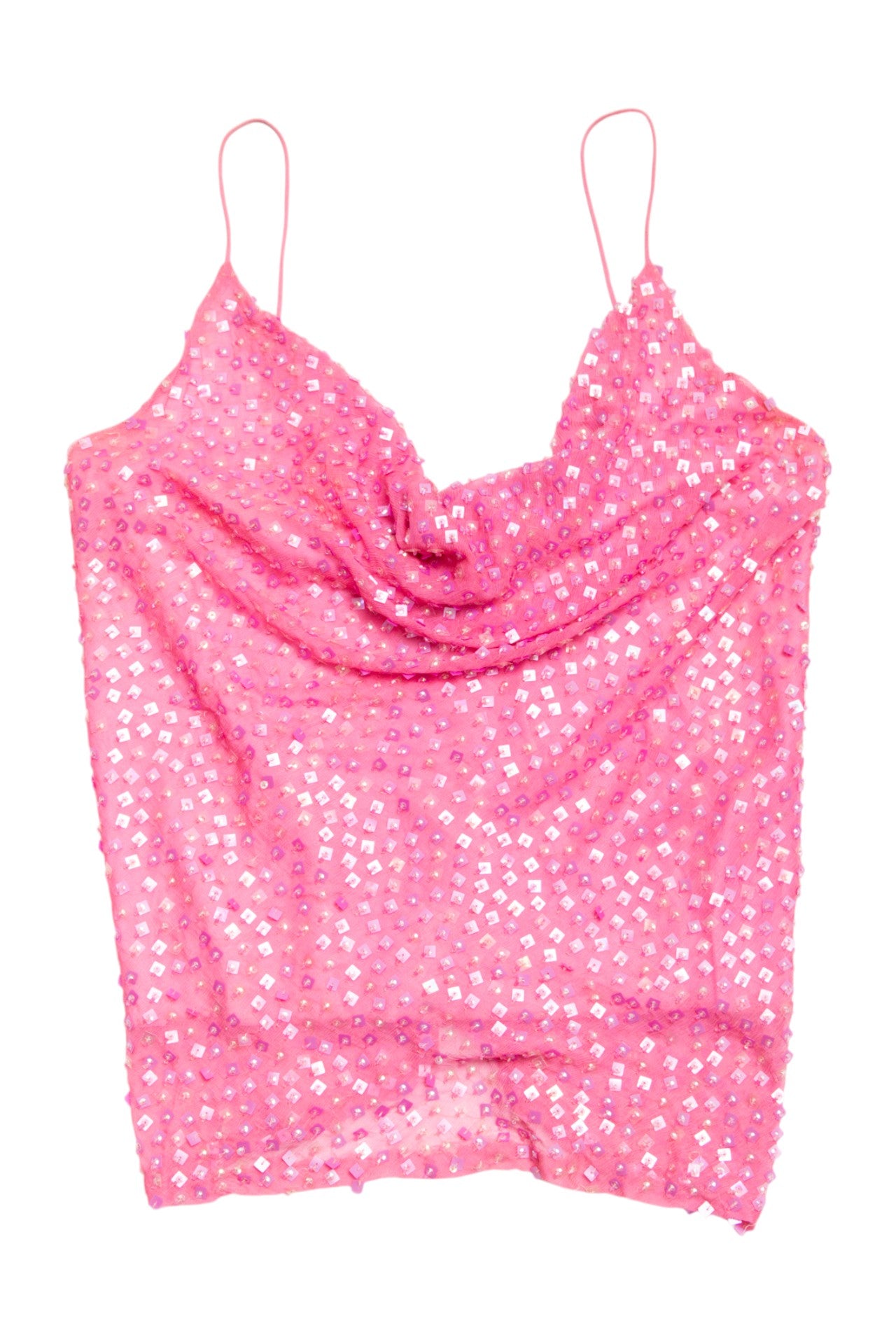 #34 Etxart & Panno pink sequinned tank | c. 164 | size 10