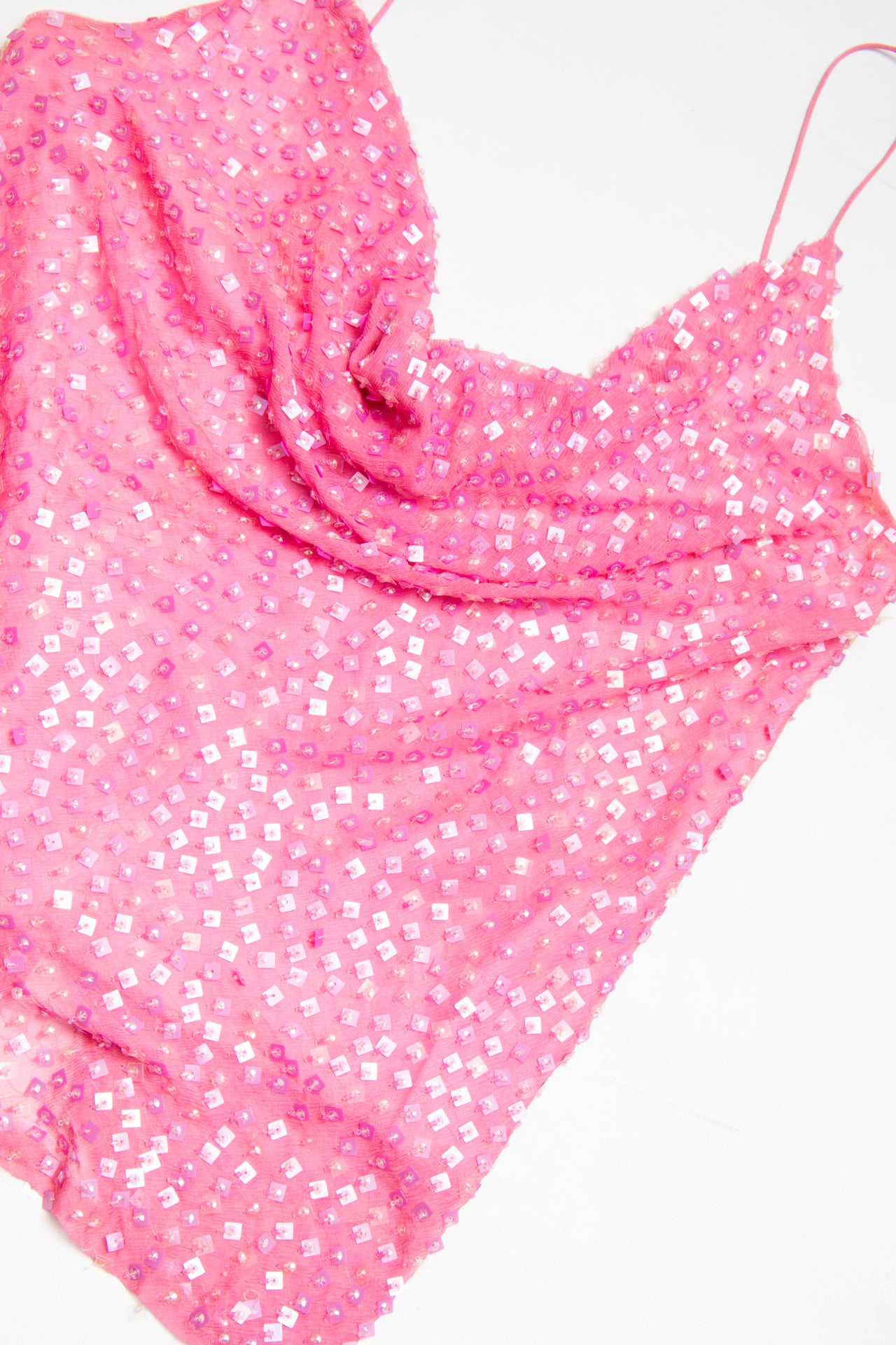 #34 Etxart & Panno pink sequinned tank | c. 164 | size 10