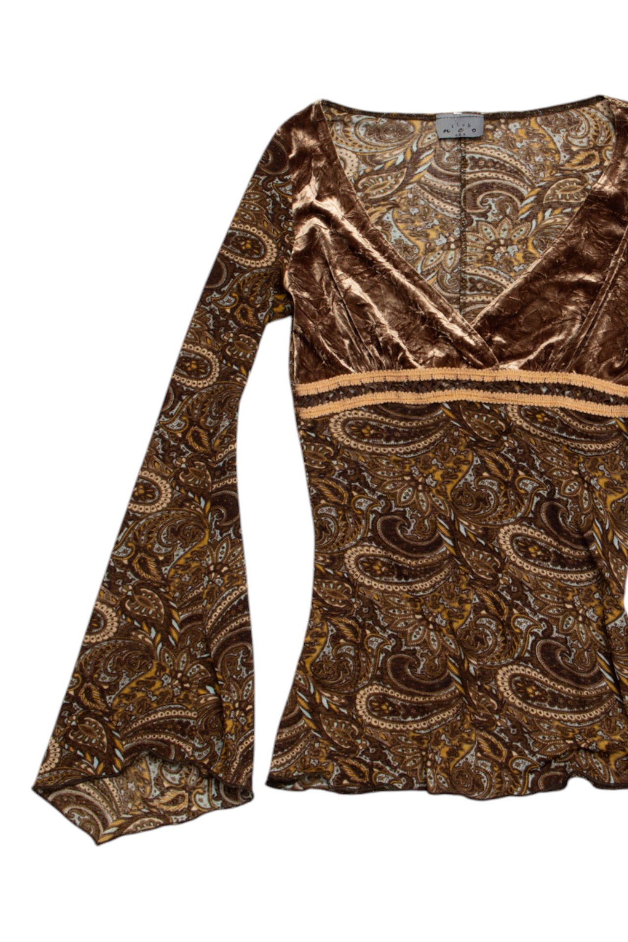 #83 USA Mesh fairy bell sleeve with velvet detail | C 150 | Size 10