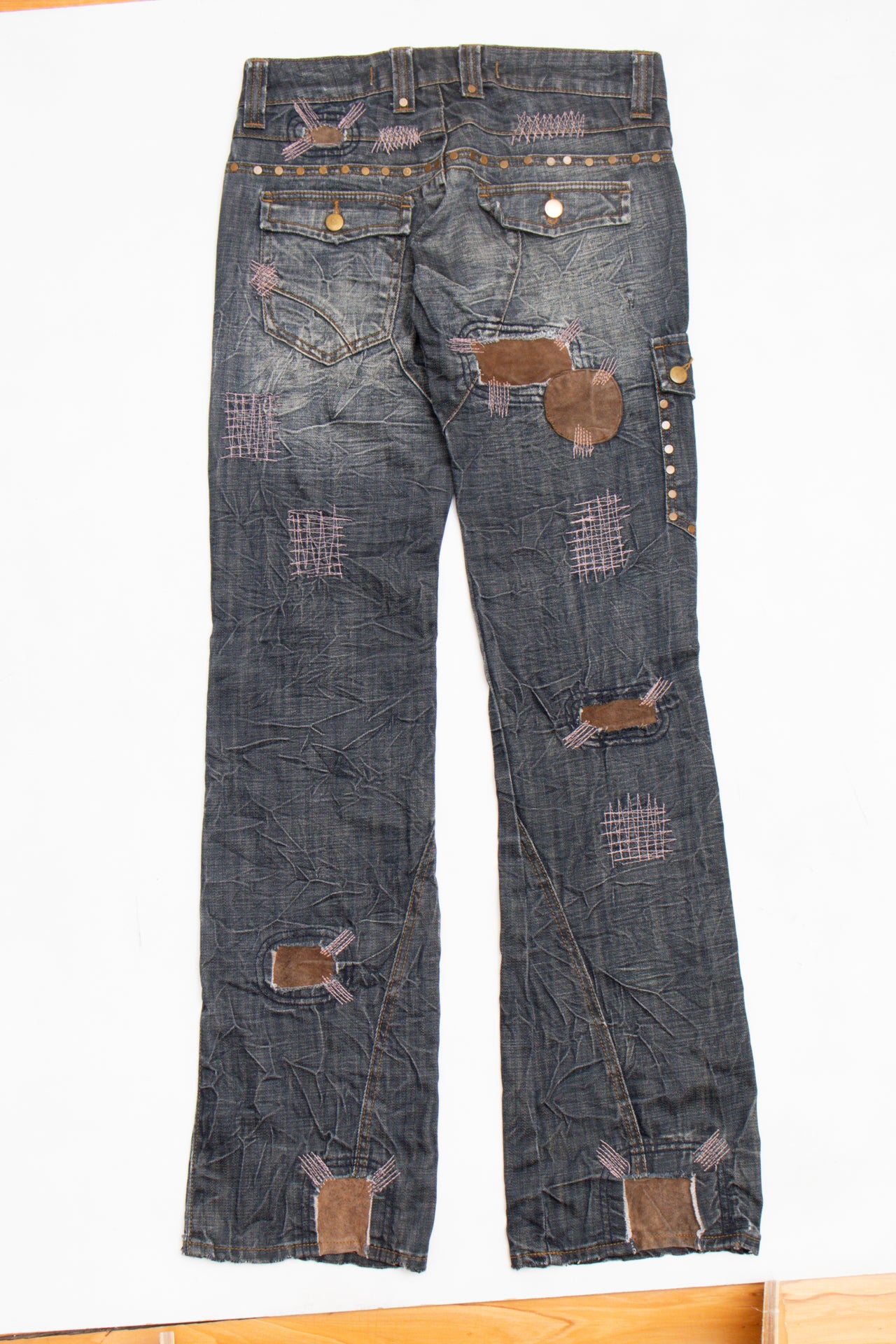 #54 Reactive Patchwork Jeans | Collection 139 | Size 8