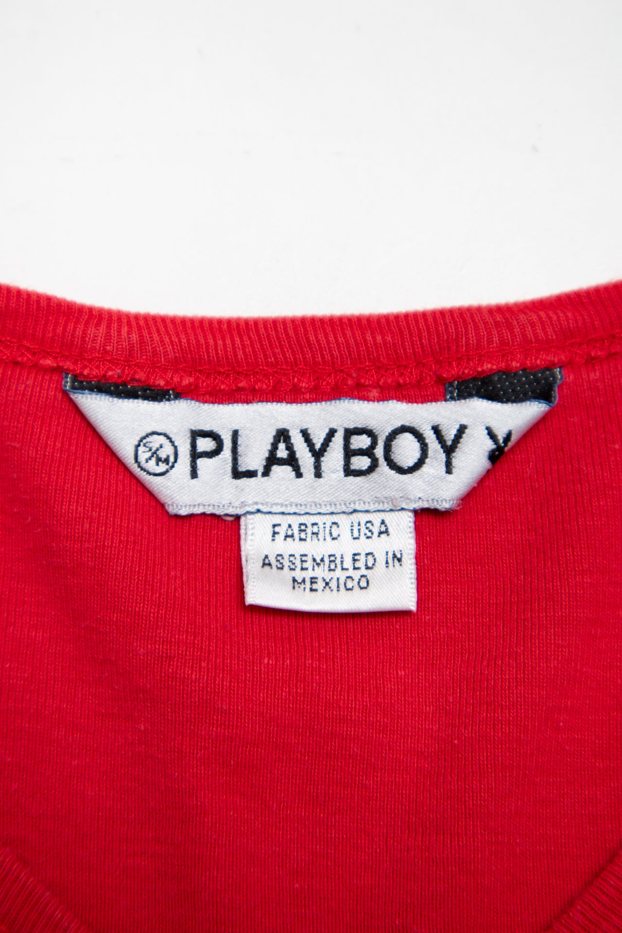 #42 Playboy red/pink tee | c. 164 | size 8