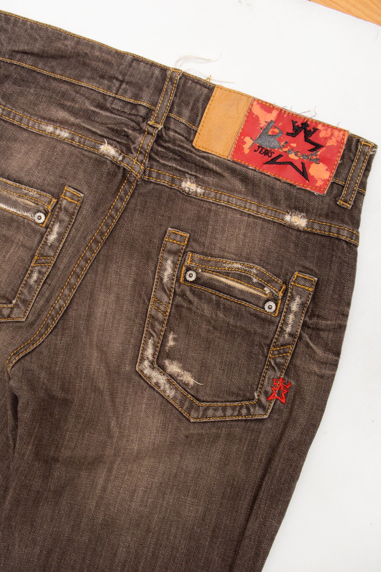 #55 Bucote Brown Wash Jeans | Collection 139 | Size 4/6