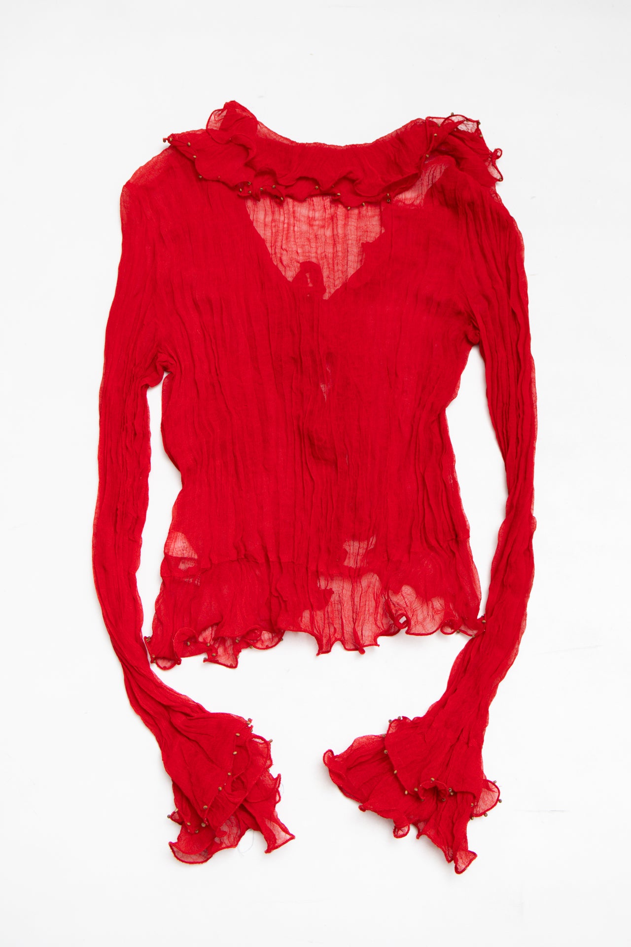 #43 Kaley N Max beaded mesh cardigan | c. 164 | size 10