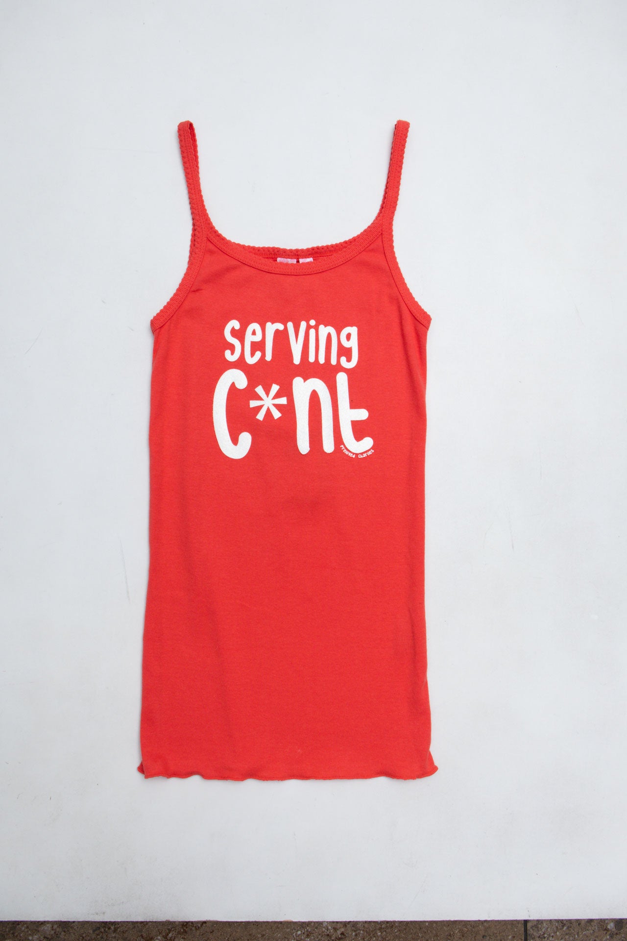 #12 Serving C*nt Pink Tank | Size 6