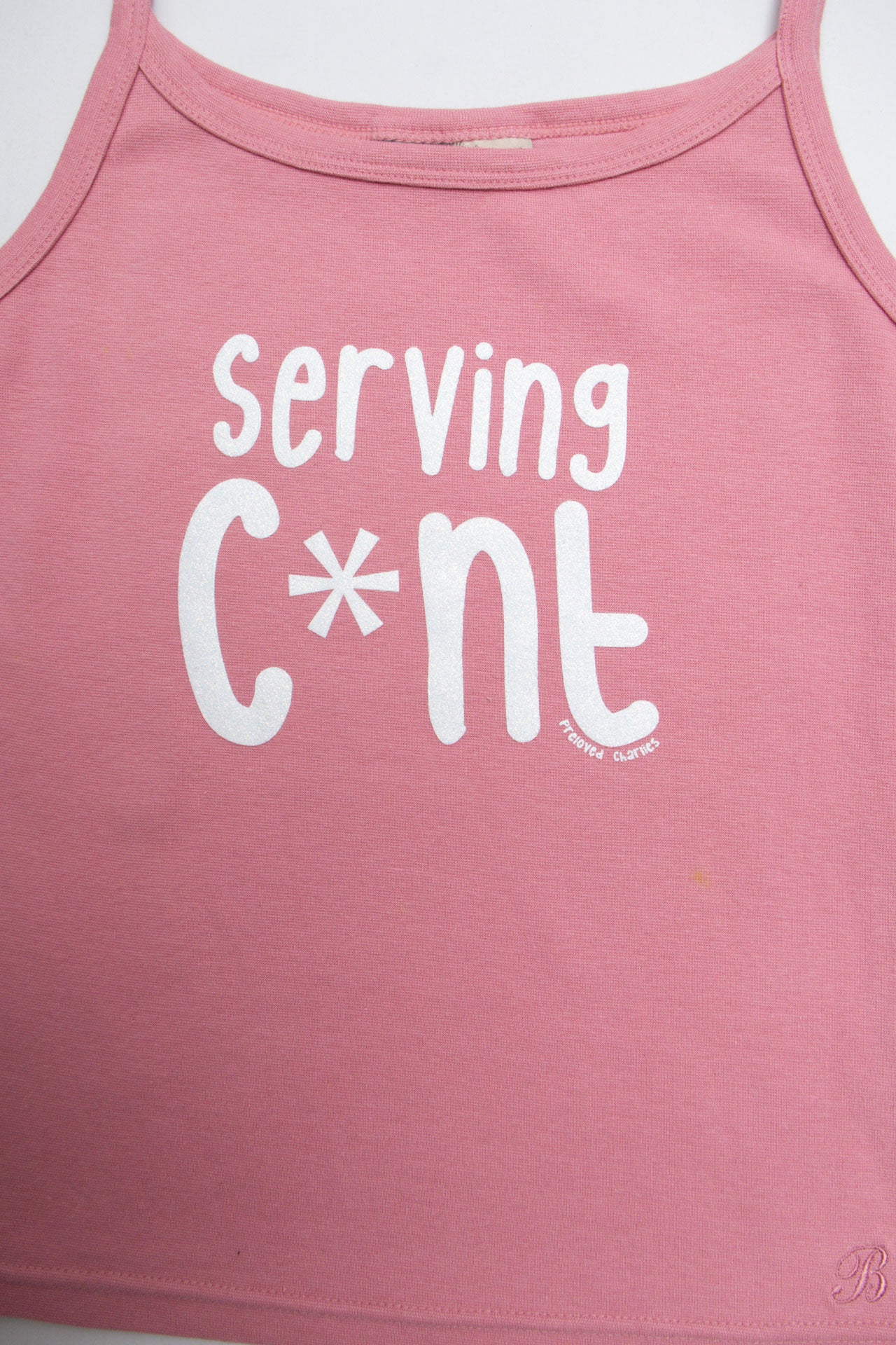 #16 Serving C*nt Pink Tank | Size 10