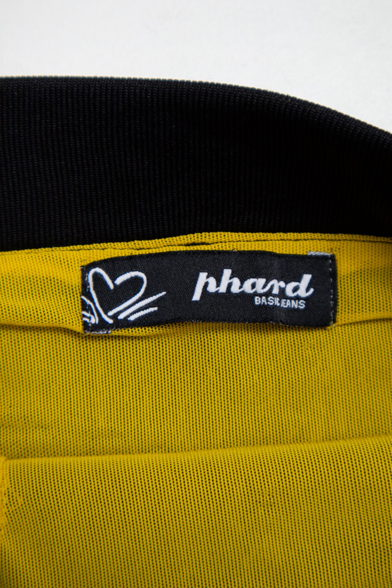 #57 Phard black/yellow zip up corset | c. 164 | size 6