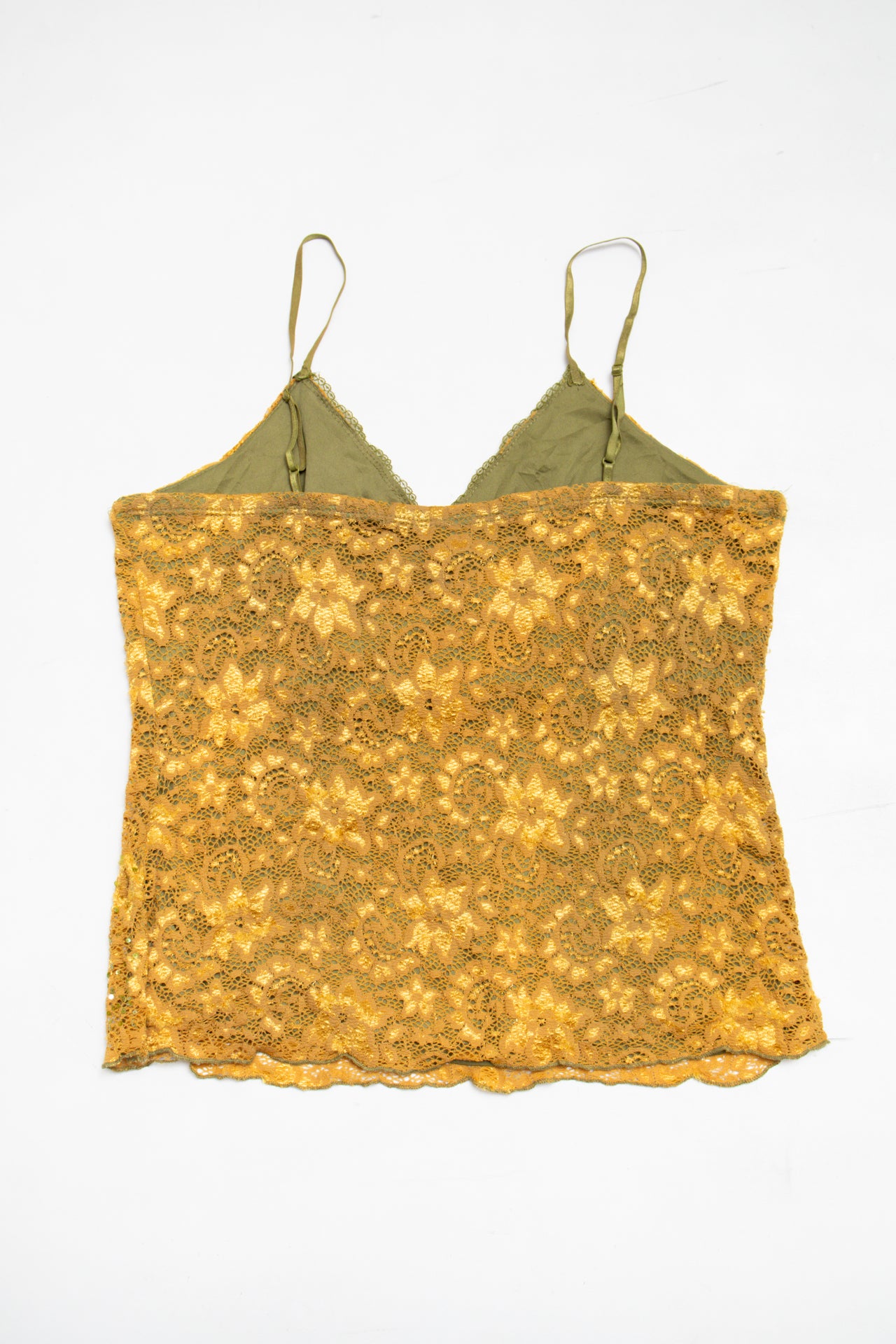 #59 Studio Y sequinned lace cami | c. 164 | size 14/16