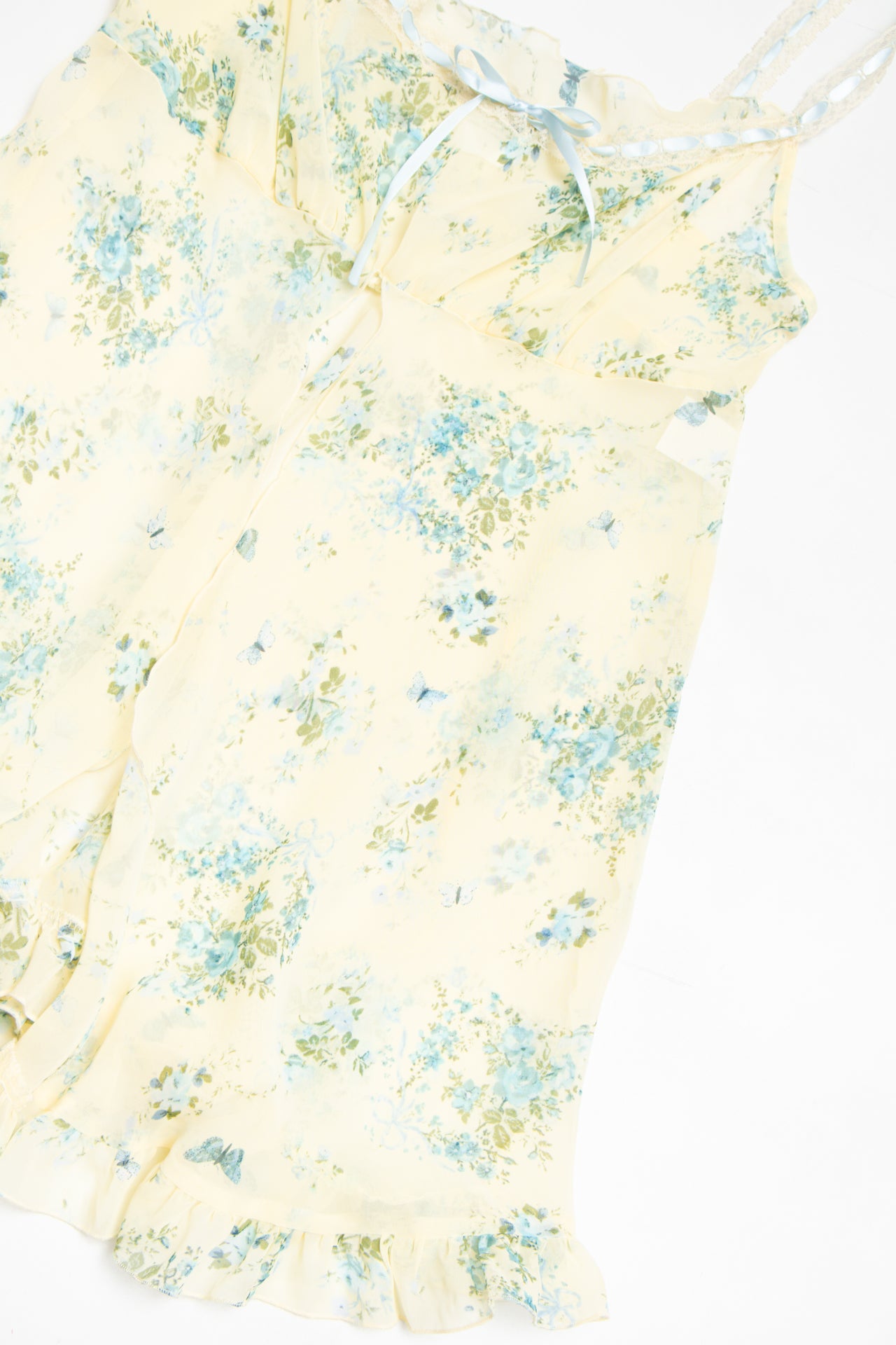 #60 California Dynasty floral baby doll top | c. 164 | size 8