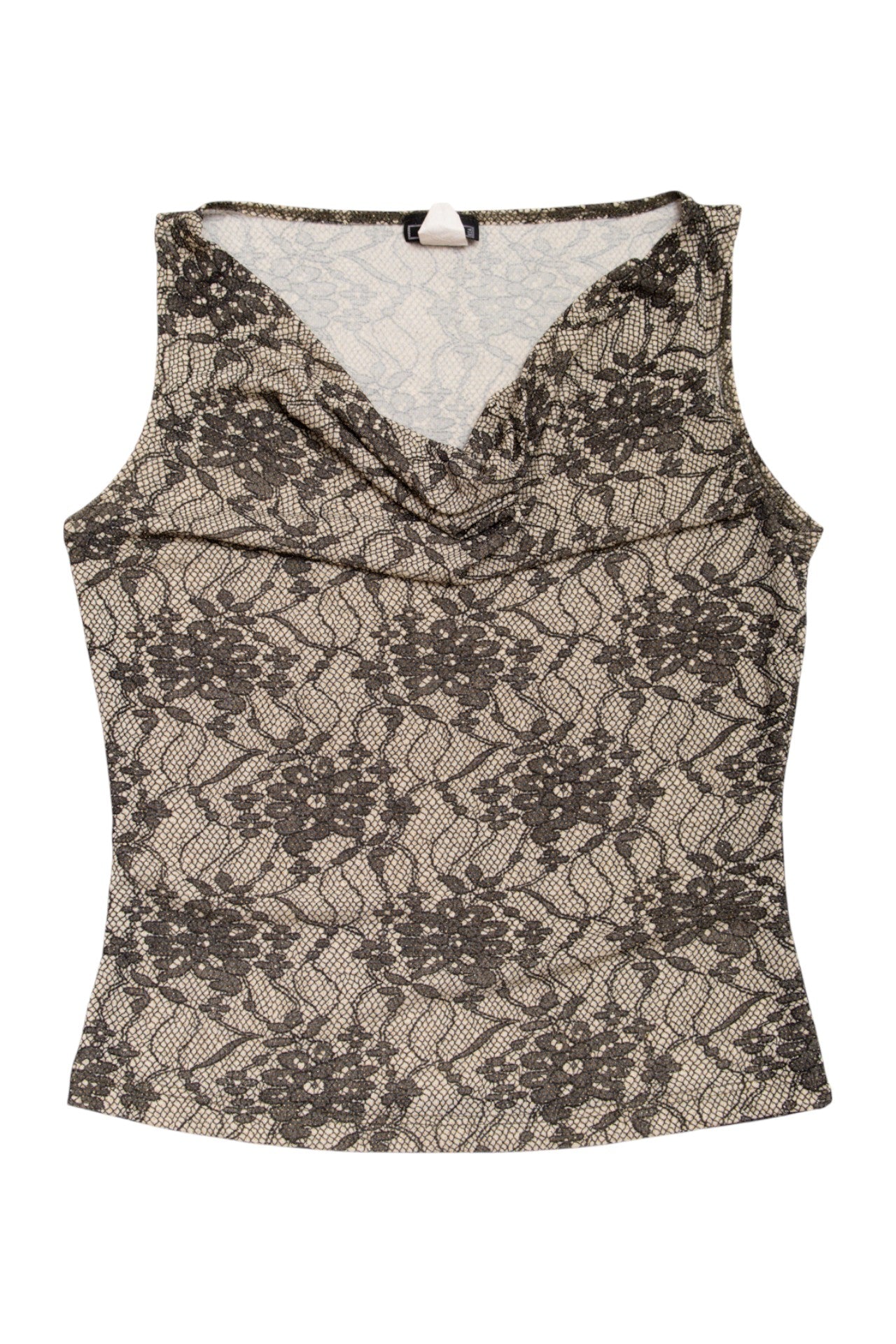 #63 Vixen glitter cow-neck top | c. 164 | size 10