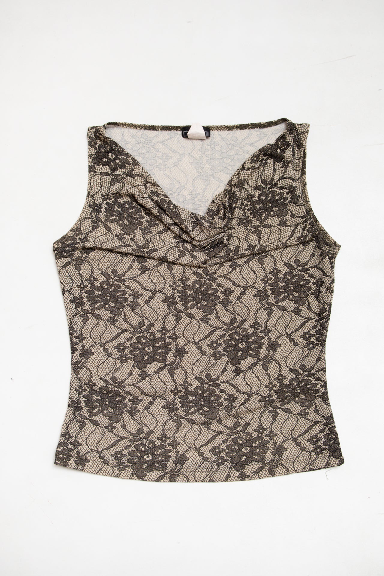 #63 Vixen glitter cow-neck top | c. 164 | size 10