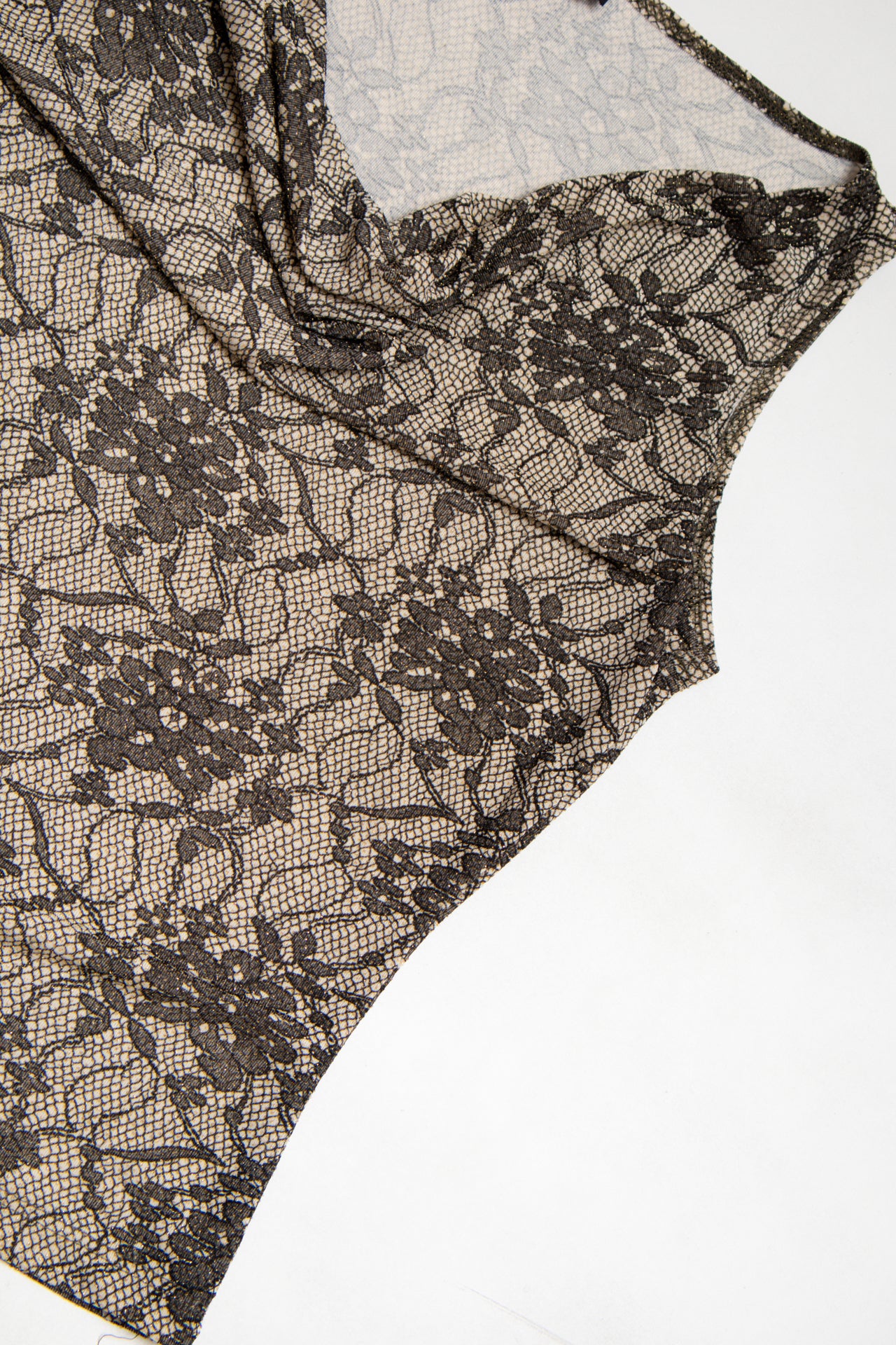 #63 Vixen glitter cow-neck top | c. 164 | size 10