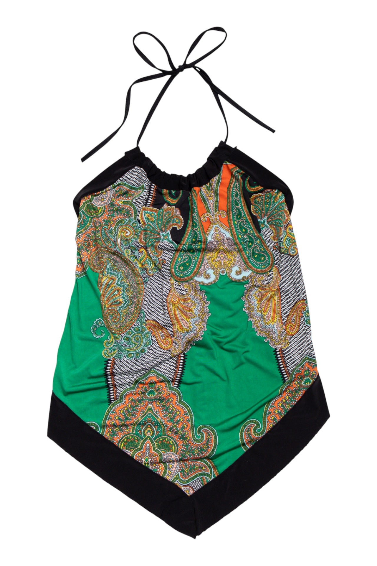 #68 paisley halter bandana top | c. 163 | size 8/10