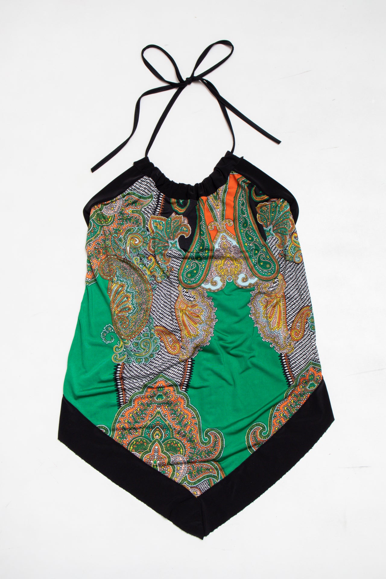 #68 paisley halter bandana top | c. 163 | size 8/10