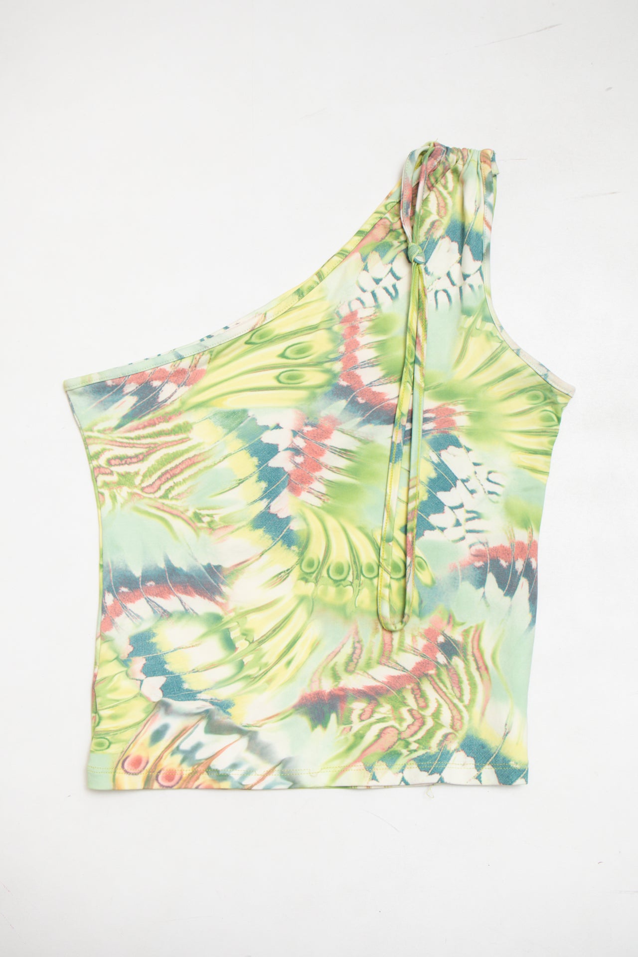 #71 Extr ruched one shoulder top | c. 164 | size 8