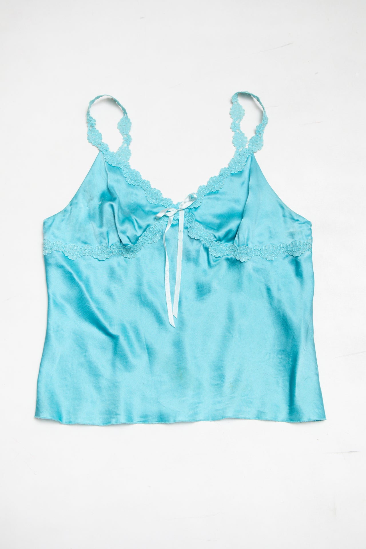 #82 Spencer Jeremy blue silk cami | c. 164 | size 10