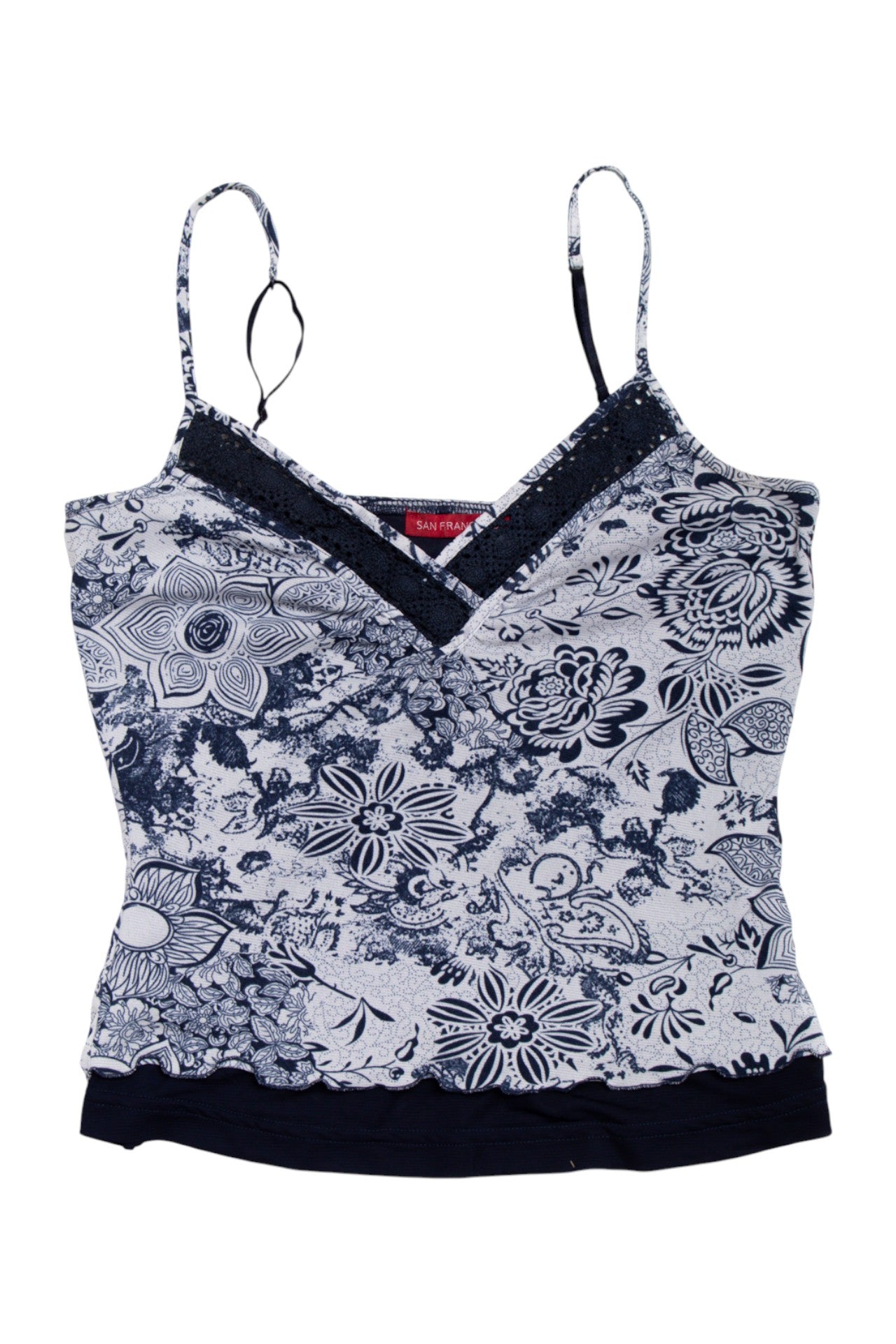 #85 San Francisco paisley navy cami | c. 164 | size 10