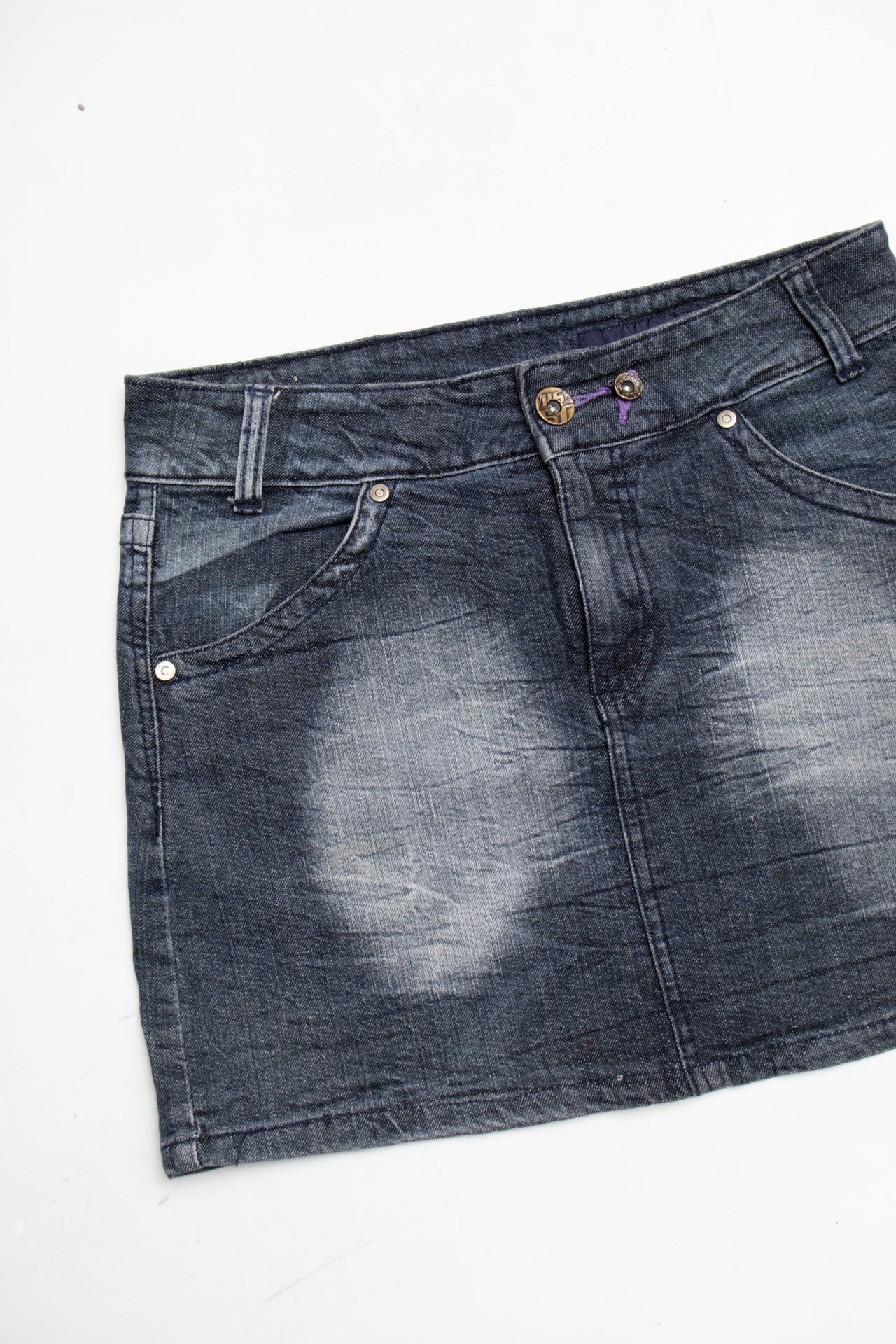 #116 Miss Sixty charcoal denim mini | C 150 | Size 10