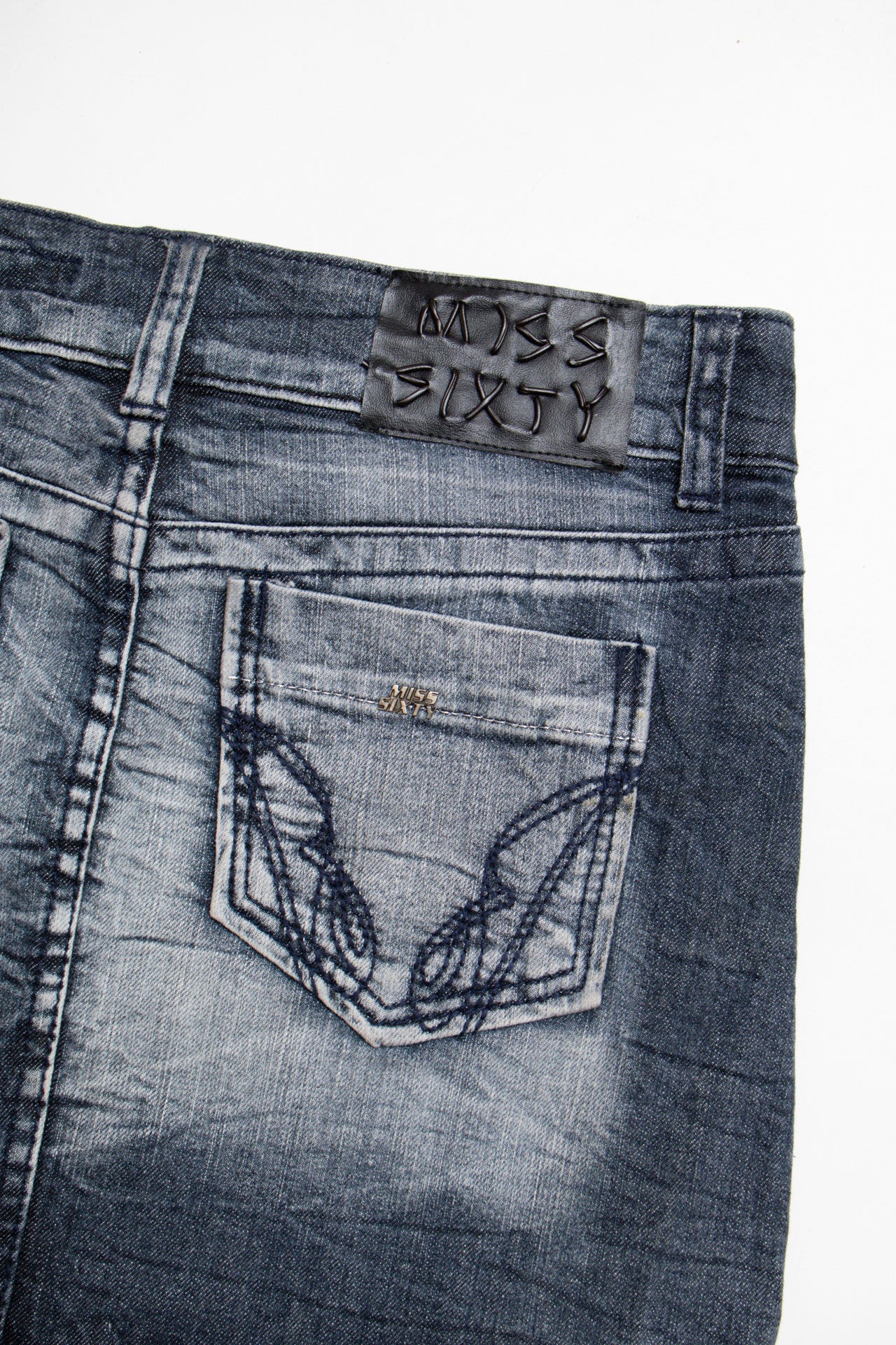 #116 Miss Sixty charcoal denim mini | C 150 | Size 10